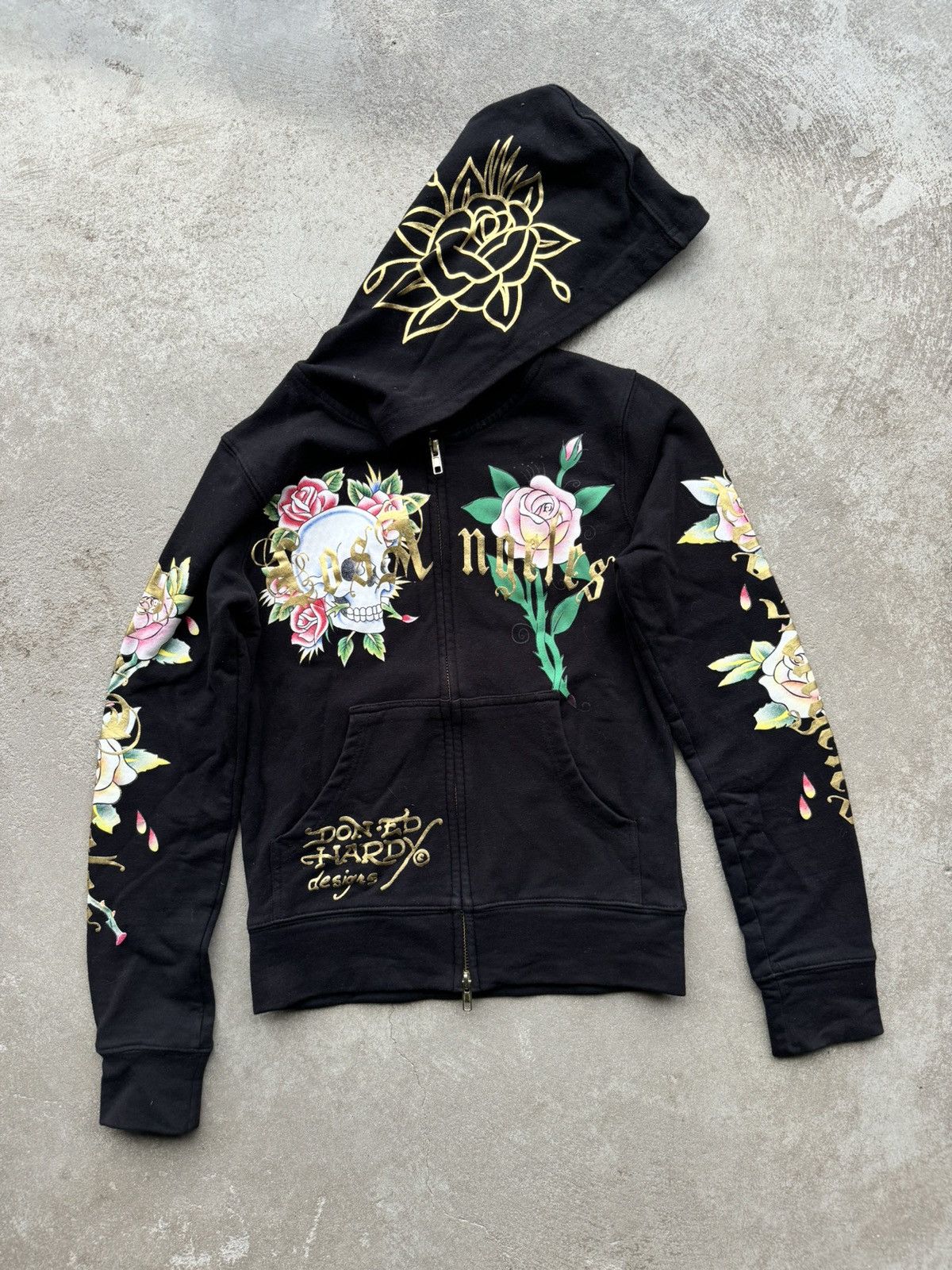 Christian Audigier × Ed Hardy × Vintage Ed Hardy Women Zip