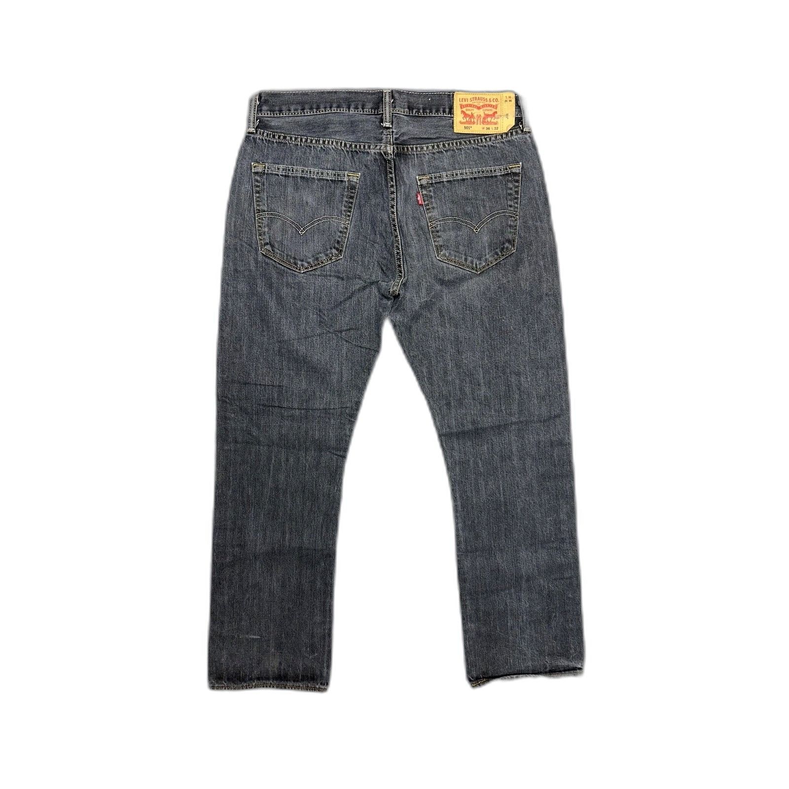 Levi's Levi's 501 Black Jeans Button Fly denim Mens 36x32 Denim Size US 36 / EU 52 - 1 Thumbnail