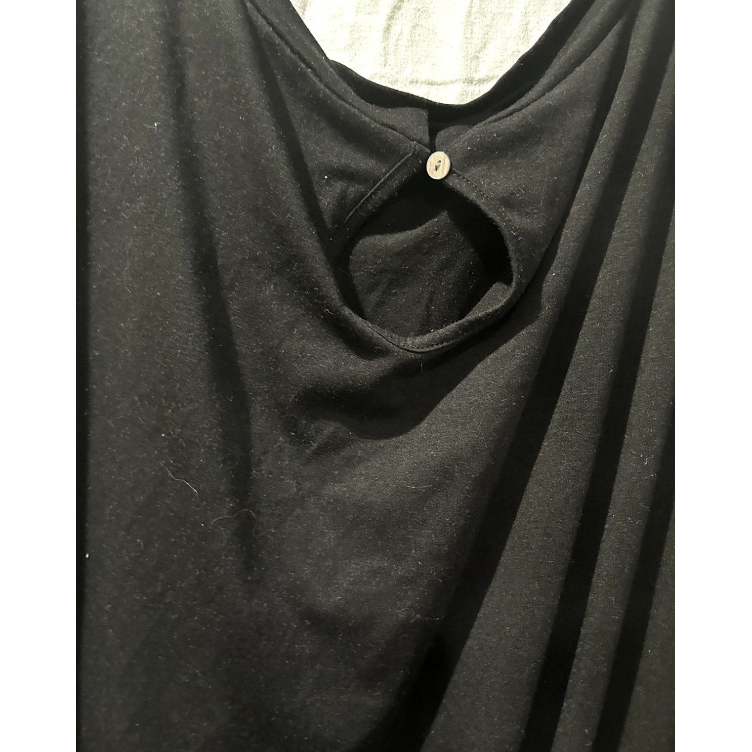 Shein SHEIN Women's Black Loose Casual Short Sleeve Romper Sz 2xx Size 40" / US 18 - 6 Thumbnail