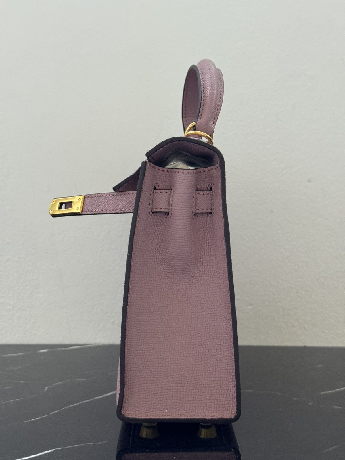 Other Mauve “Kelly-Style” Top Handle Bag Size ONE SIZE - 3 Thumbnail