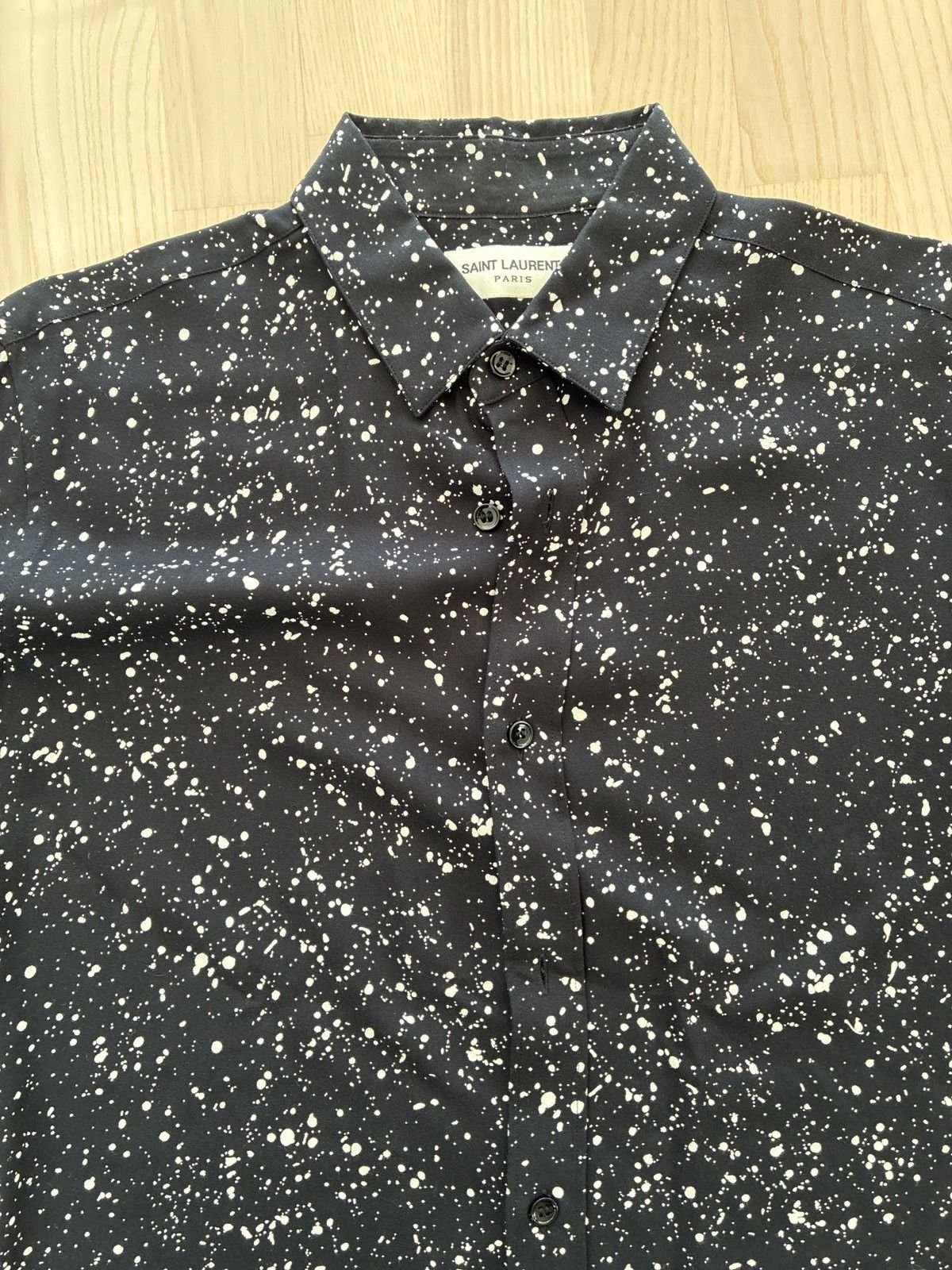 Saint Laurent Paris Saint Laurent shirt, size 39 Size US M / EU 48-50 / 2 - 2 Thumbnail