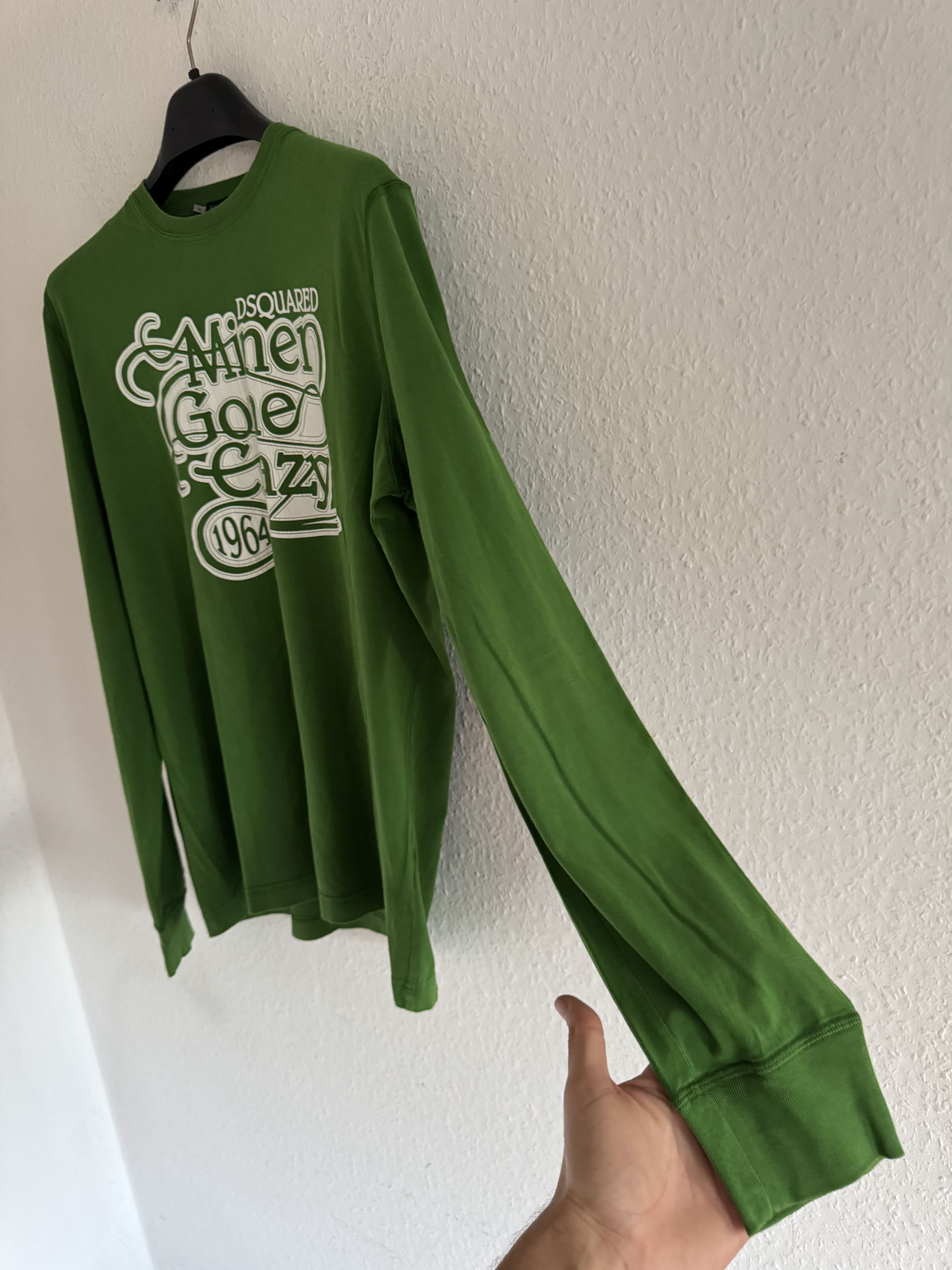 Dsquared2 Miner Gone Crazy Long Sleeve T-Shirt Size US XL / EU 56 / 4 - 5 Thumbnail