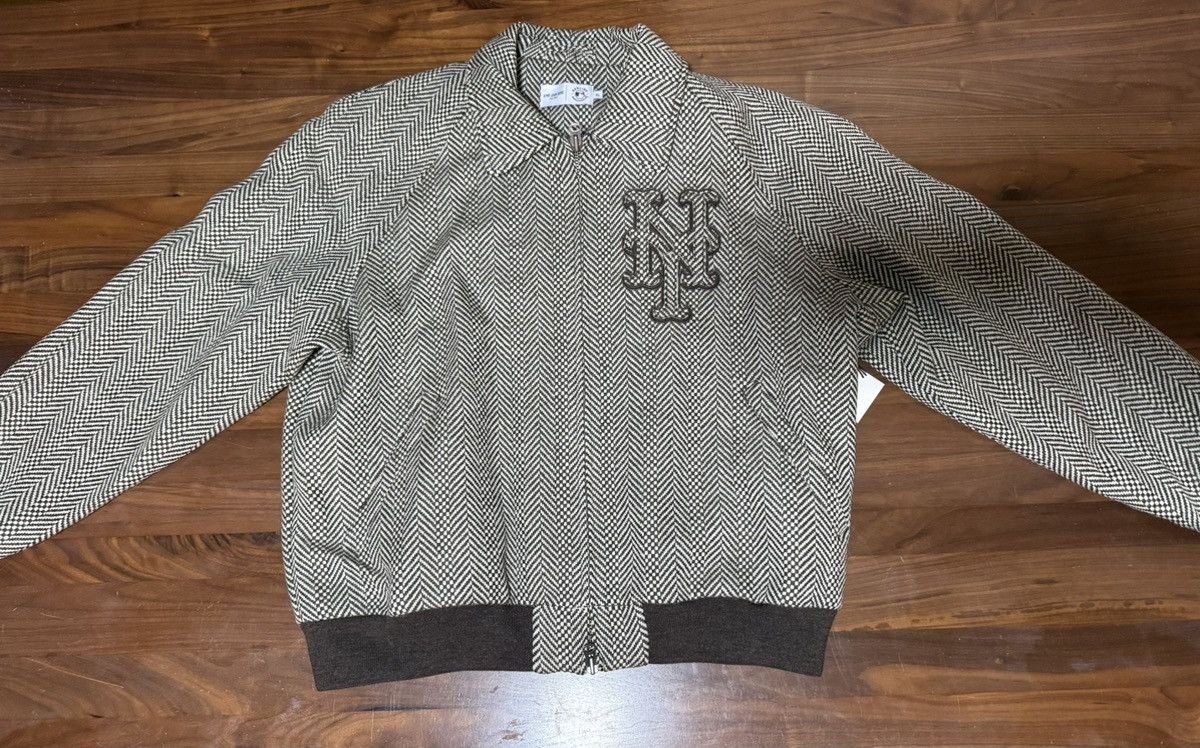 Aime Leon Dore Aime Aimé Leon Dore New York Mets Wool Varsity Jacket Brown Size US XL / EU 56 / 4 - 2 Thumbnail