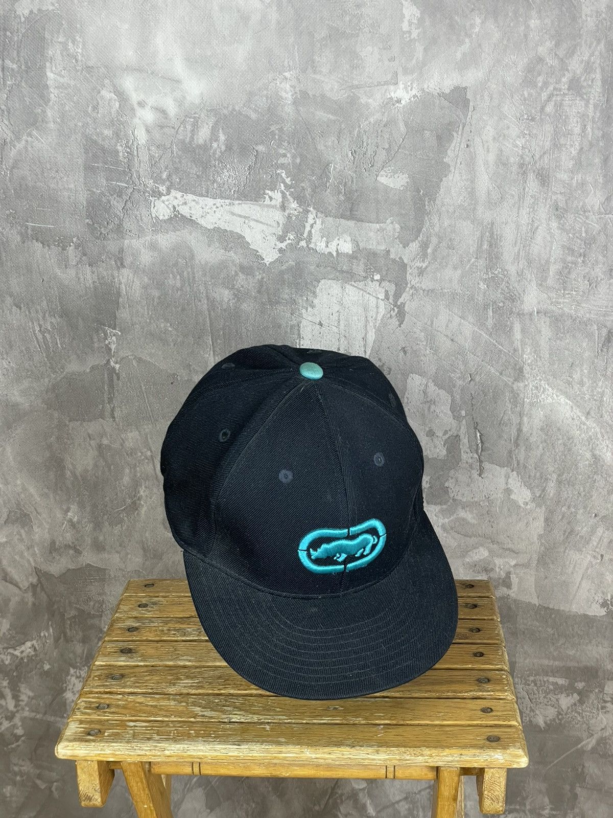 Ecko Unltd. × Japanese Brand Ecko UnItd Vintage Navy Skategang sk8 Snap Back Cap Size ONE SIZE - 1 Thumbnail