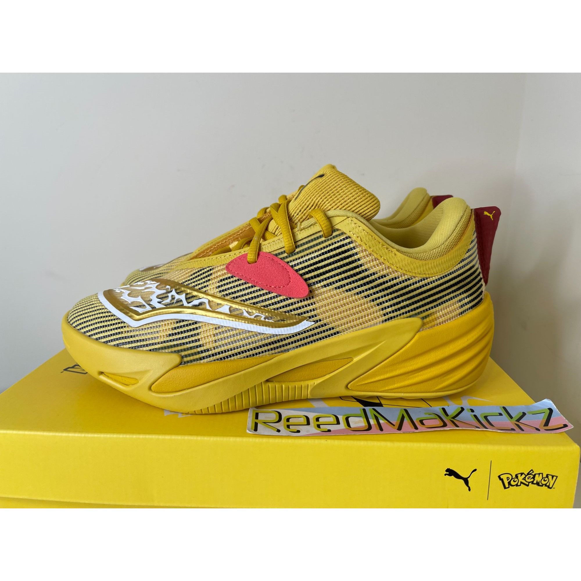 Puma Puma x Pokemon All Pro Nitro 2 Pikachu Mens 11us Size US 11 / EU 44 - 1 Thumbnail