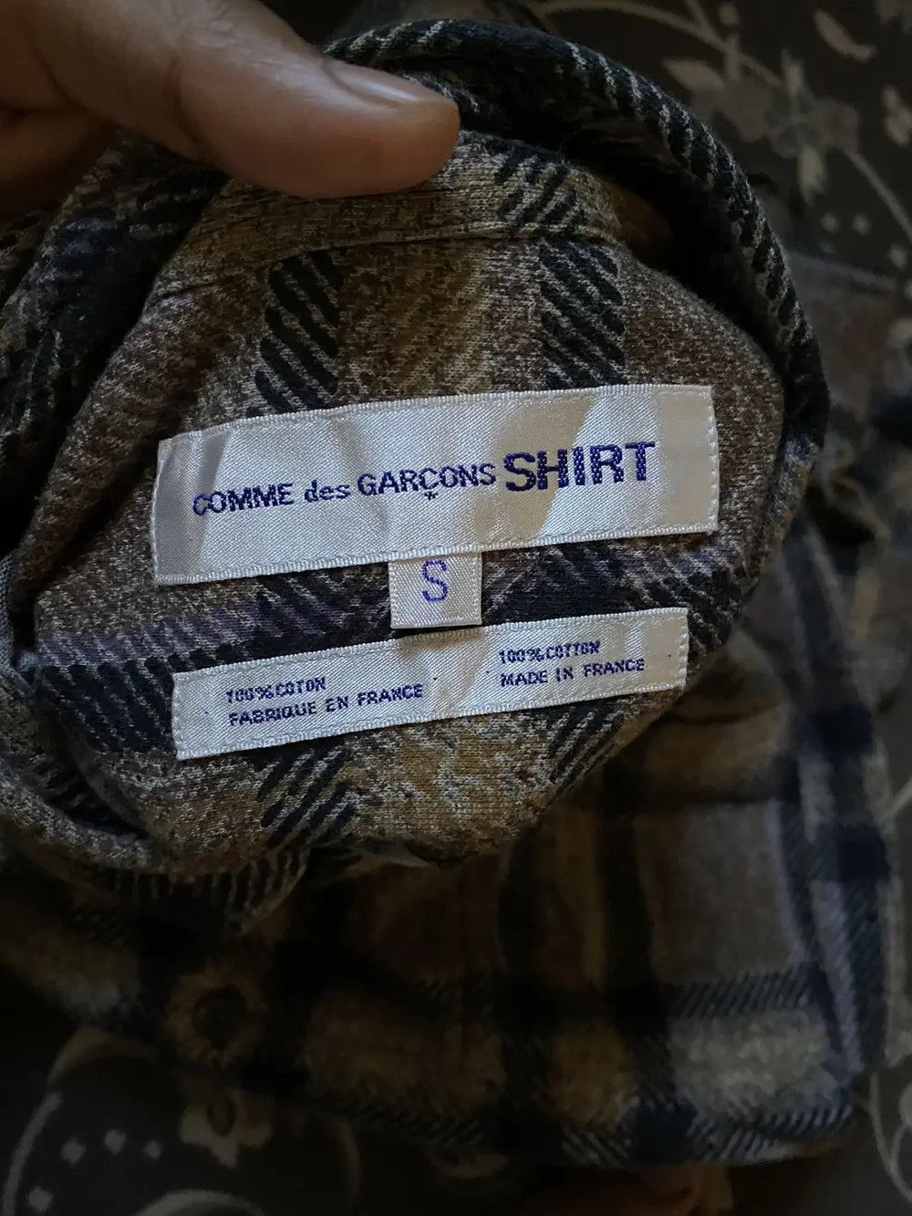 Comme des Garcons Rare Design Comme Des Garçons Flannel Shirt Jacket Size US S / EU 44-46 / 1 - 5 Thumbnail