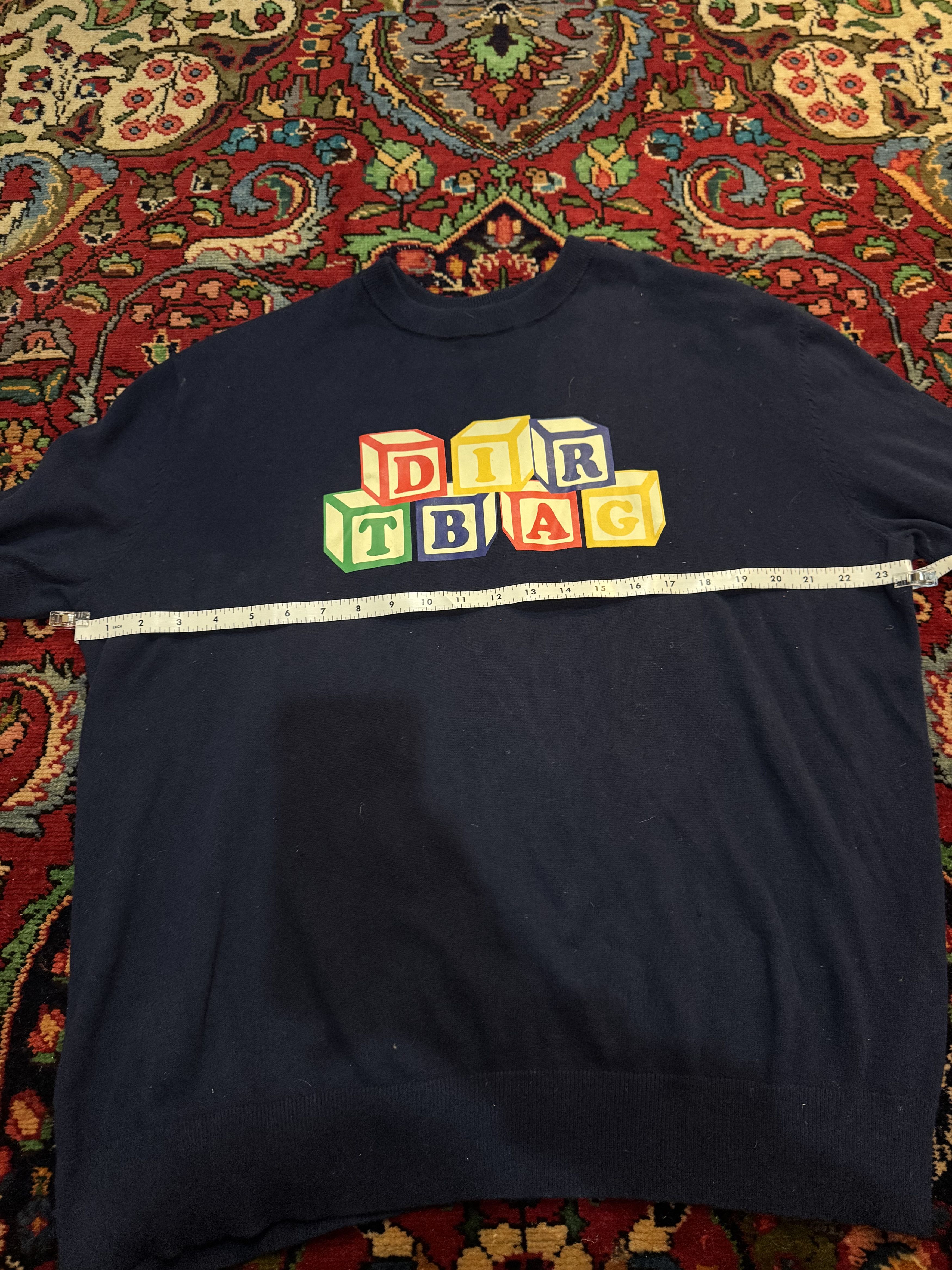 Mutimer Mutimer "Dirtbag" Knit Navy Sweatshirt Size US S / EU 44-46 / 1 - 2 Thumbnail