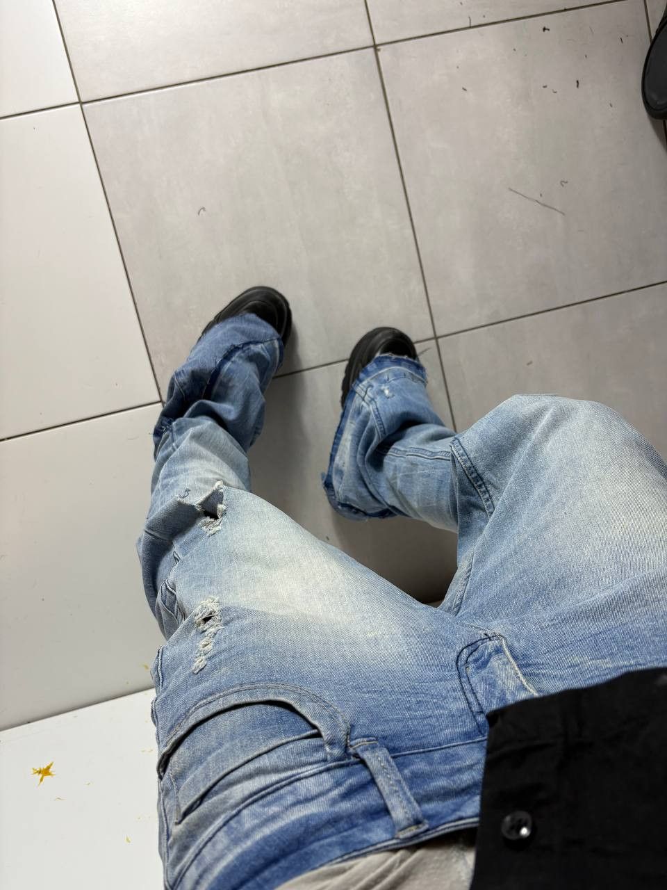 Japanese Brand rare flared blue jeans bootcut Size US 34 / EU 50 - 6 Thumbnail