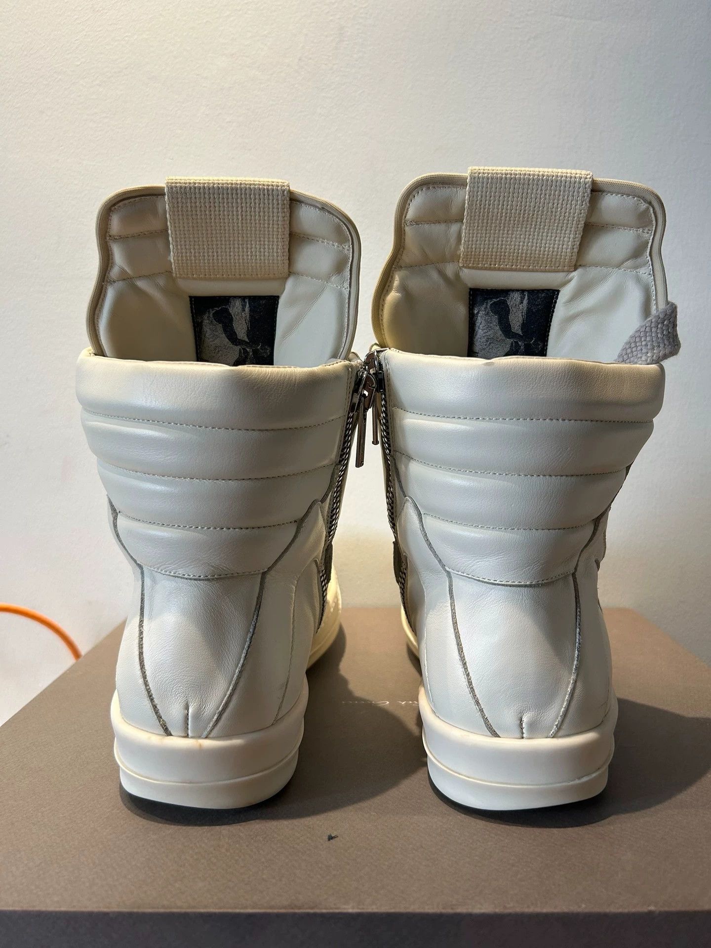 Rick Owens Rick Owens main line all-white chunky lace-up triangle shoes Size US 9 / EU 42 - 2 Thumbnail