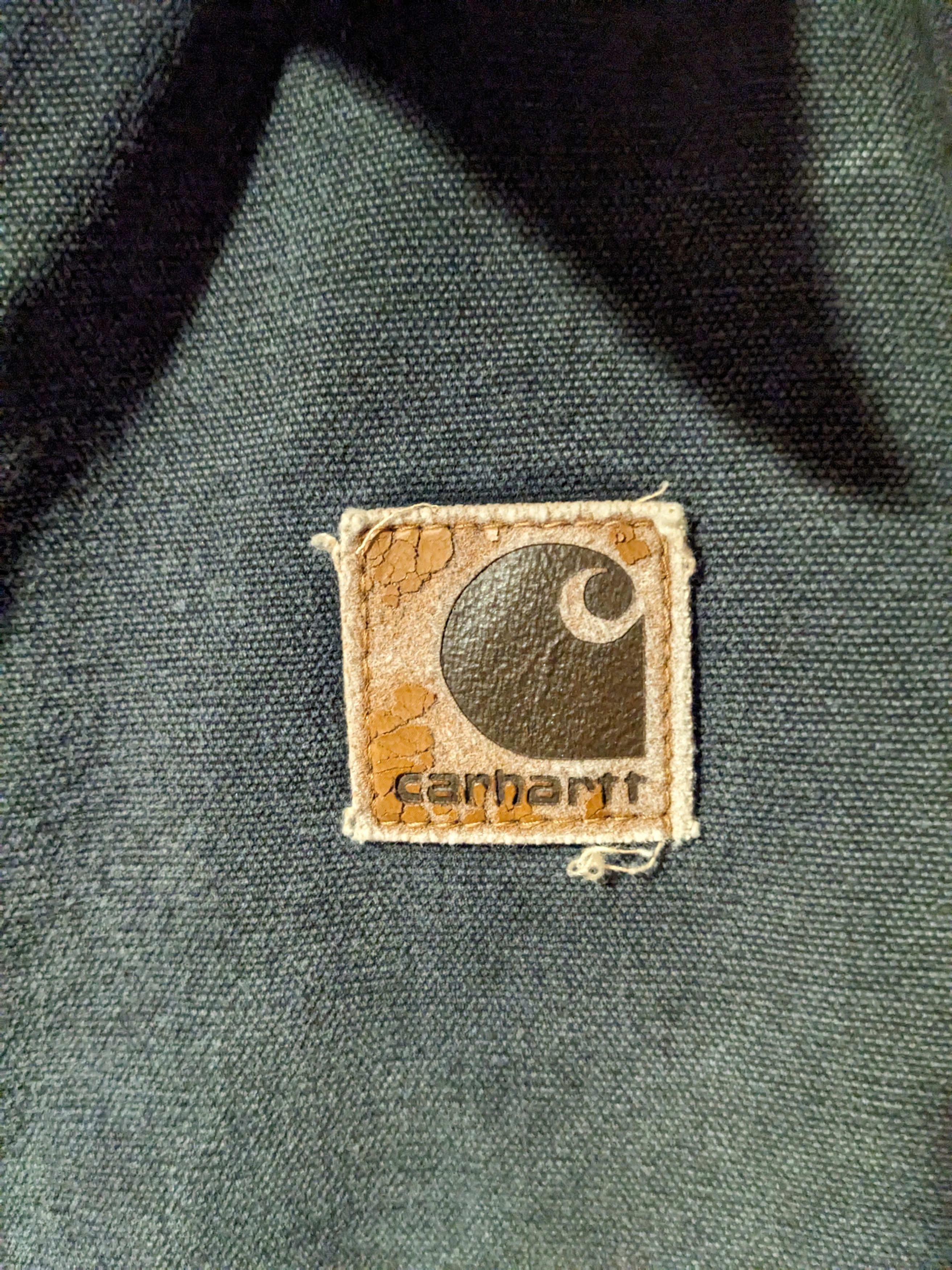 Carhartt × Vintage Vintage 90s Carhartt X-Large Black Detroit Jacket Size US XL / EU 56 / 4 - 2 Thumbnail