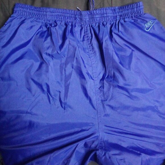 Nike Vintage 90s Nike Wind Pants Joggers Trainers Royal Blue Size US 30 / EU 46 - 2 Thumbnail