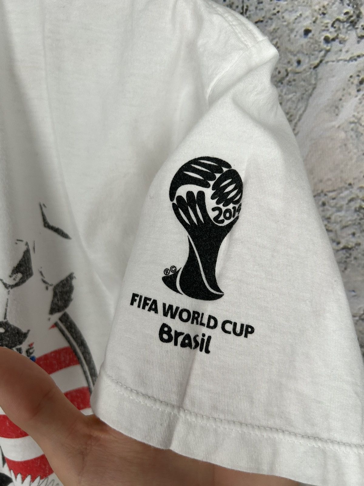 Vintage Vintage USA Brazil World Cup Graphic Tee 2014 Rare Hype Size US XL / EU 56 / 4 - 4 Thumbnail