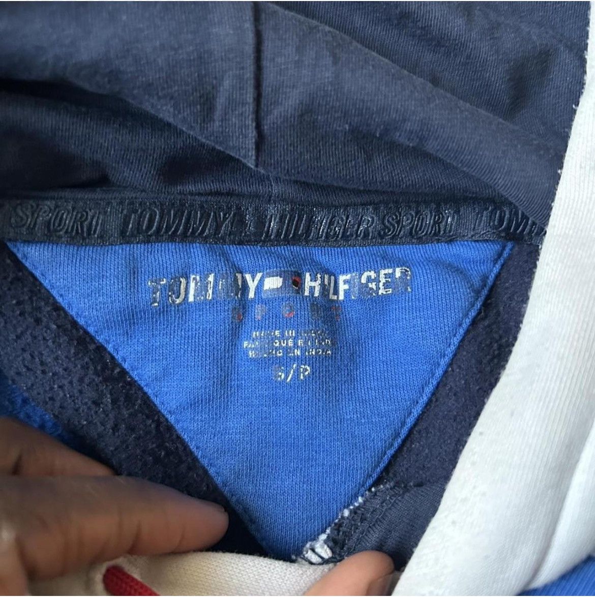 Tommy Hilfiger Tommy Hilfiger Sport Colorblock Hoodie - Blue/Navy/White Size US S / EU 44-46 / 1 - 3 Thumbnail