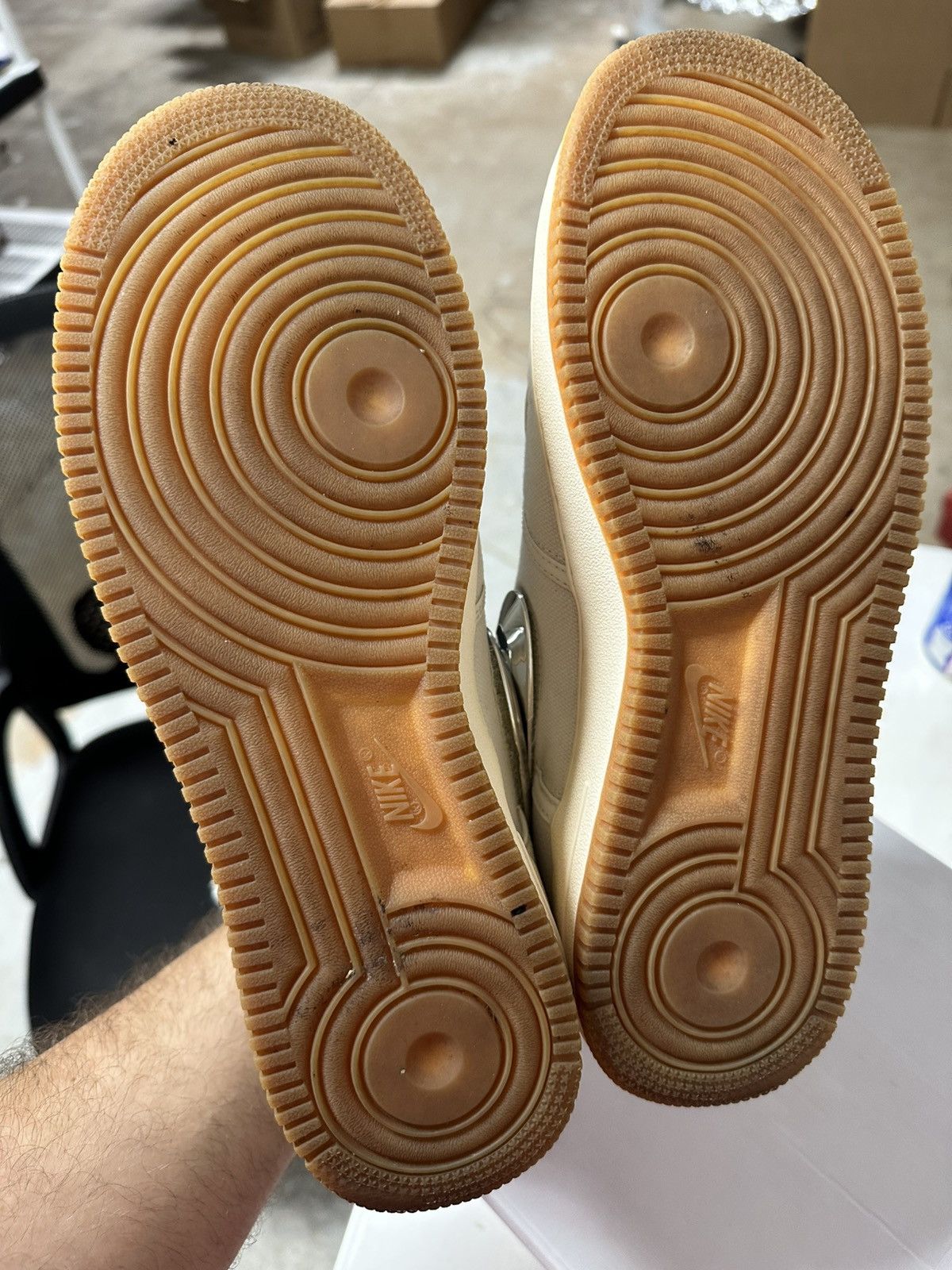 Nike × Travis Scott Travis scott air force ones Size US 10.5 / EU 43-44 - 8 Thumbnail