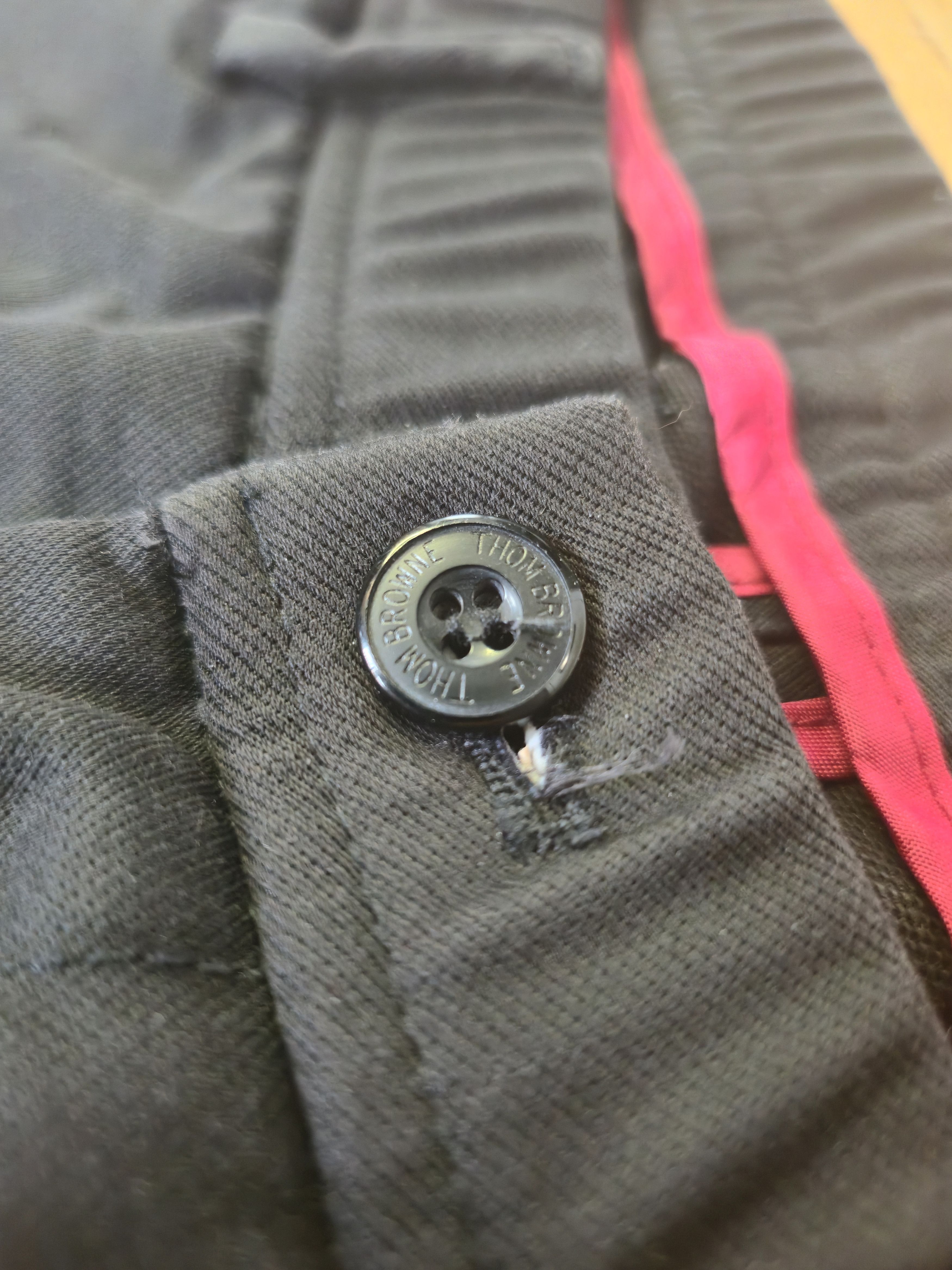 Thom Browne Thom Browne Black Cropped Cotton Pants Size US 34 / EU 50 - 3 Thumbnail