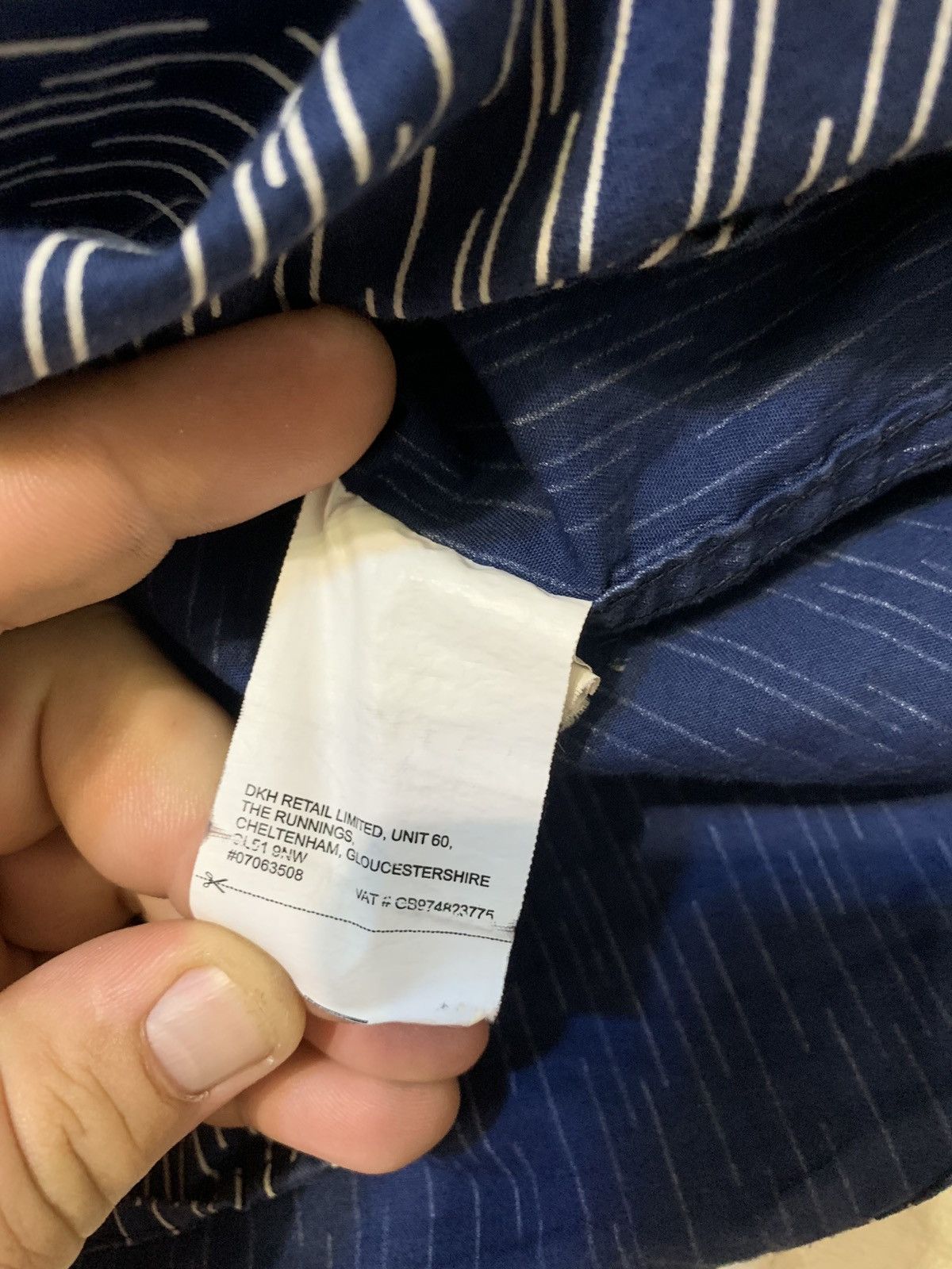 Neil Barrett Neil Barrett Men’s Blue Shirt Button Up Made in Italy Size US S / EU 44-46 / 1 - 8 Thumbnail