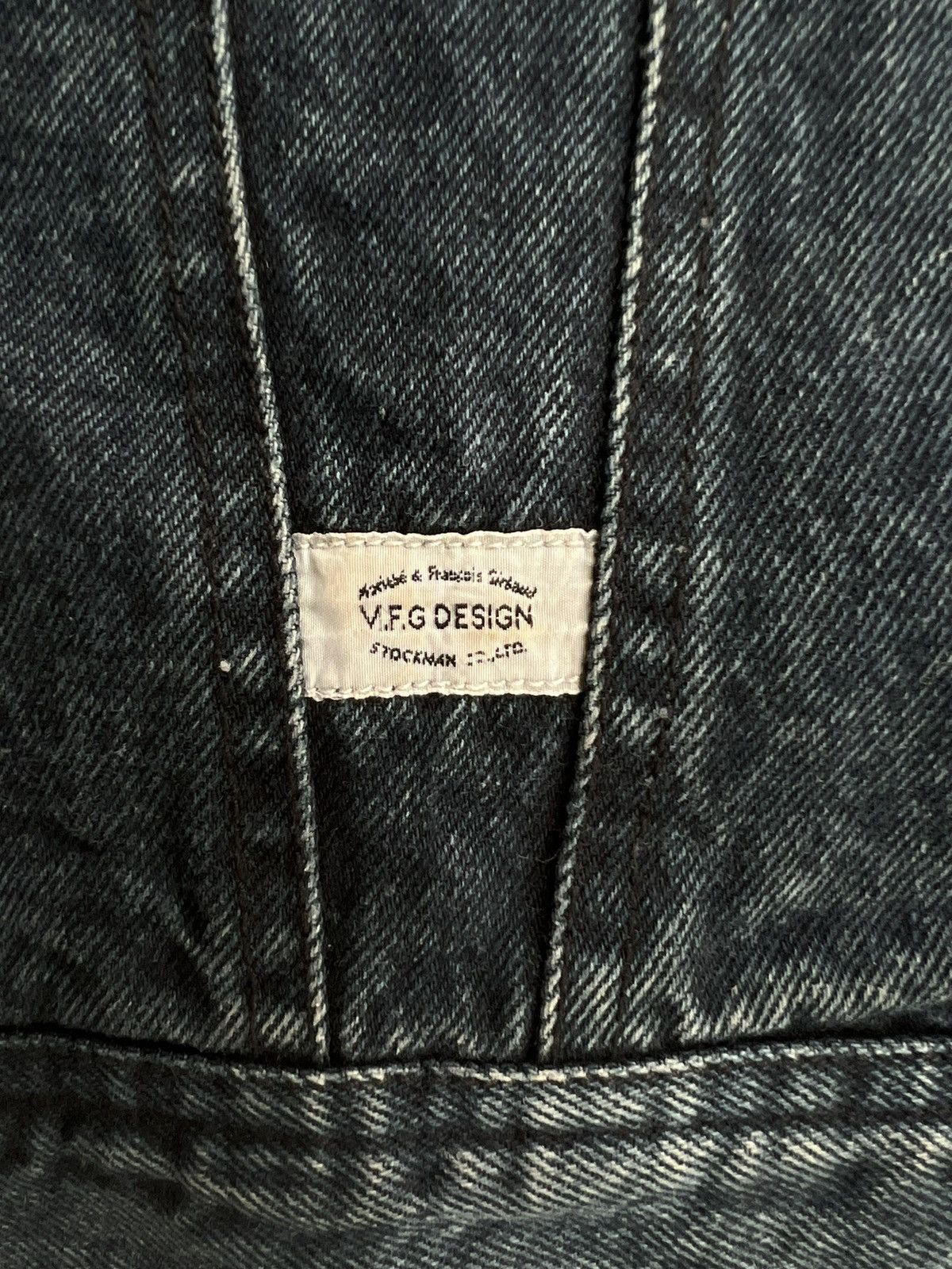 Marithe + Francois Girbaud 1990s Girbaud Blanket Lining Patina Trucker Denim Jacket Size US L / EU 52-54 / 3 - 7 Thumbnail