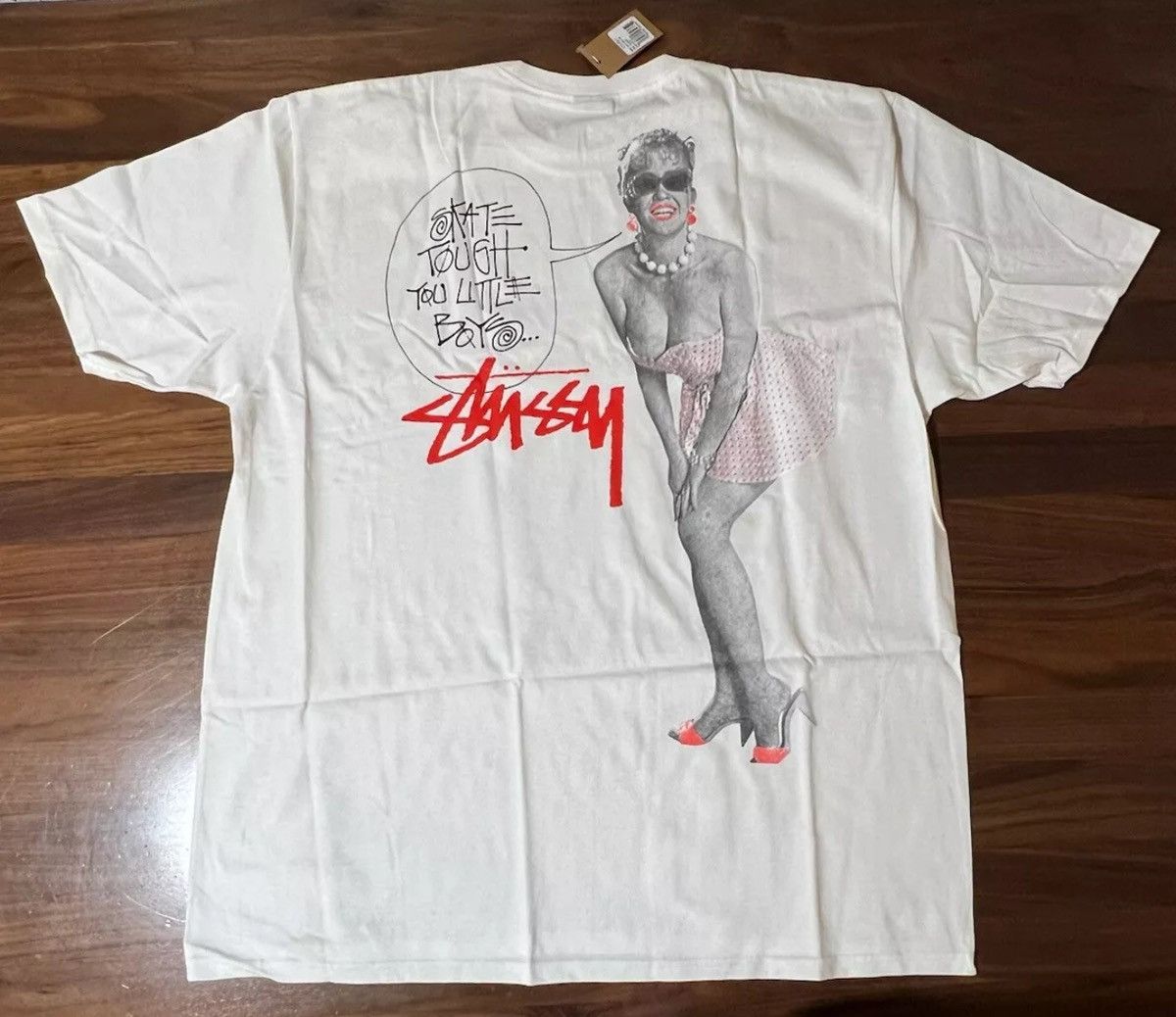 Stussy Stussy King Size Tee White T-shirt Size Small NWT