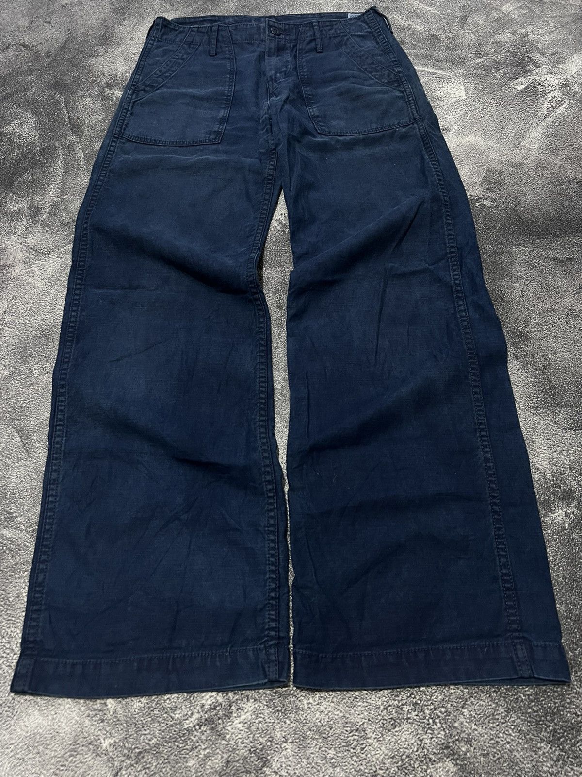 Orslow Orslow Fatigue Buckle Back Pants Size US 29 - 7 Thumbnail