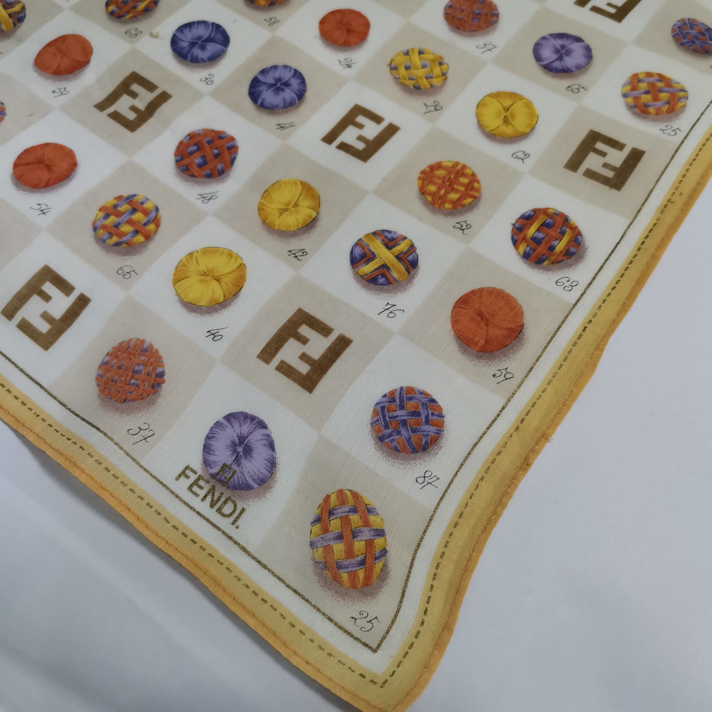 Fendi FENDI HANDKERCHIEF/ BANDANA/ SCARF Size ONE SIZE - 6 Thumbnail