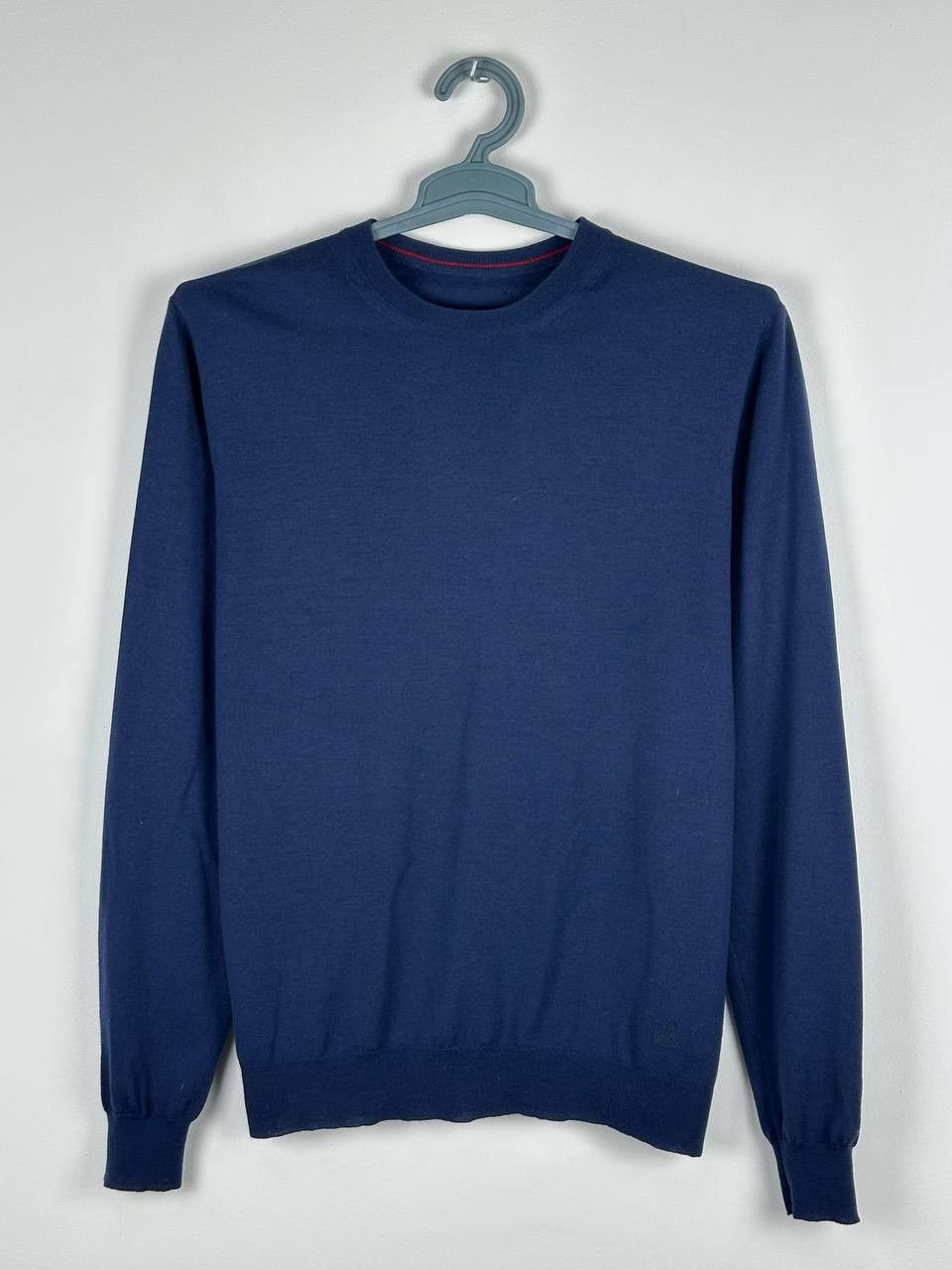 Corneliani Corneliani Italian Wool Fleece Longsleeve Luxury Sweater Size US L / EU 52-54 / 3 - 1 Thumbnail