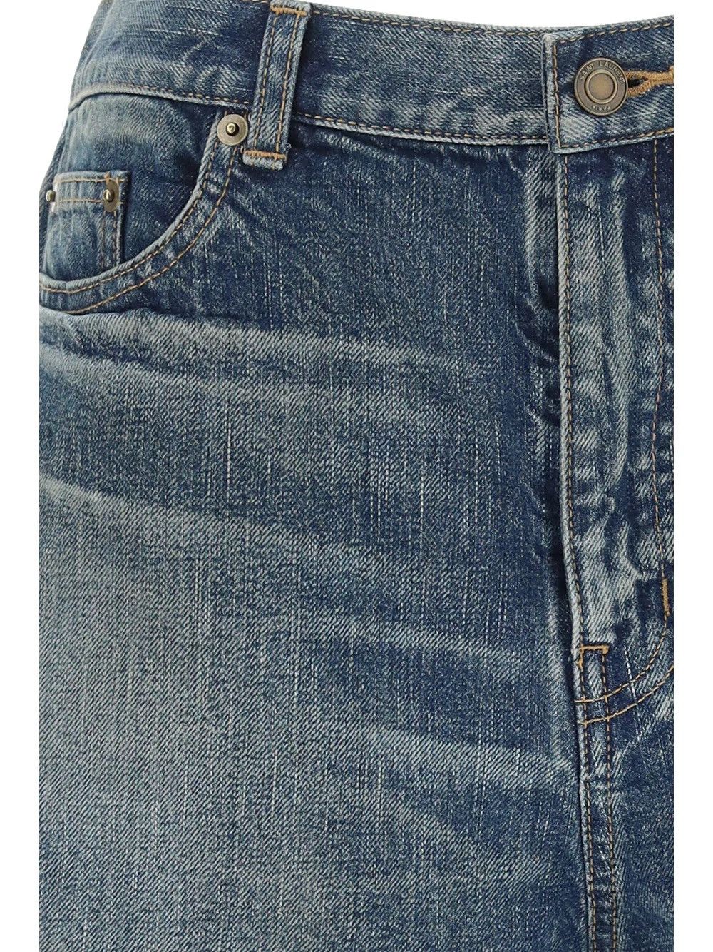 Saint Laurent Paris Saint Laurent Denim Shorts Sz 32 Size US 32 / EU 48 - 3 Thumbnail