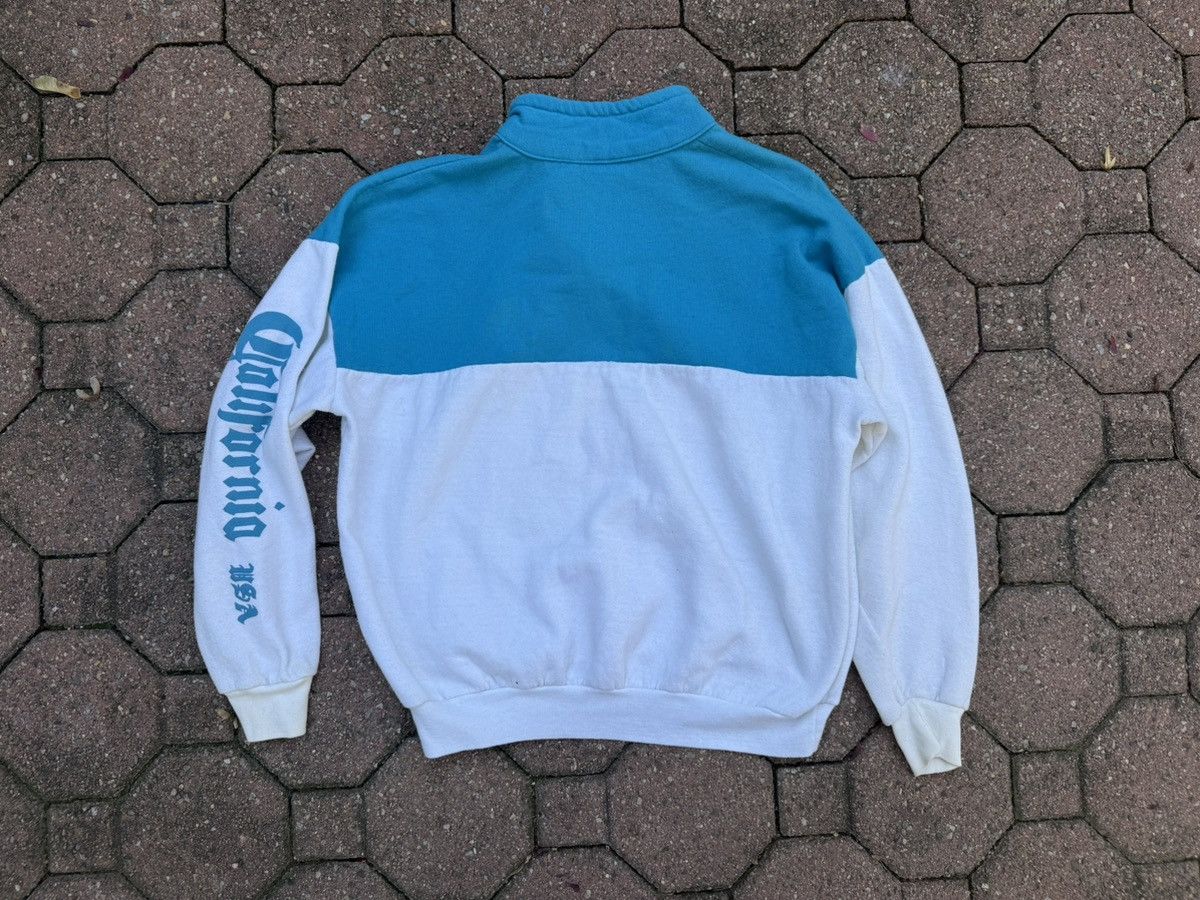 Vintage Vintage California Surf Hoodie Zip Up 1970s Rare Blue/White Size M / US 6-8 / IT 42-44 - 5 Thumbnail