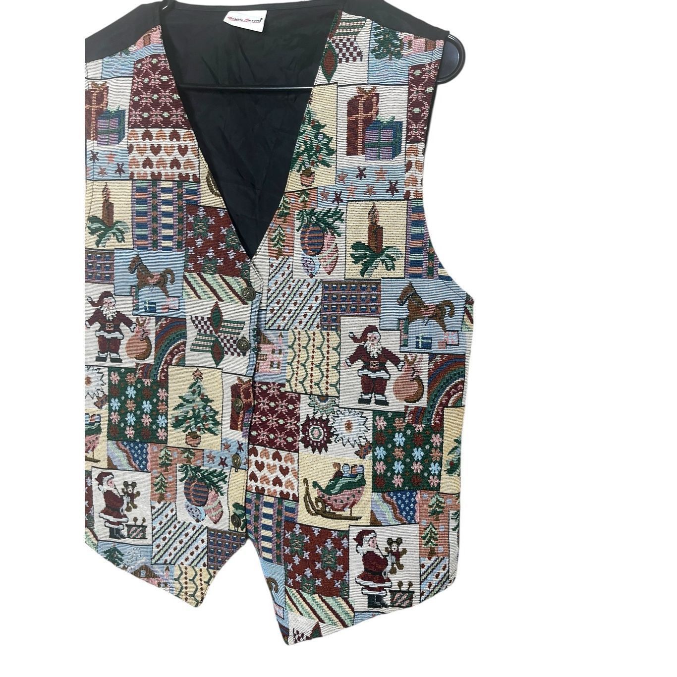 Other Vintage Bobbie Brooks Tapestry Christmas Holiday Vest Size L Size L / US 10 / IT 46 - 2 Thumbnail