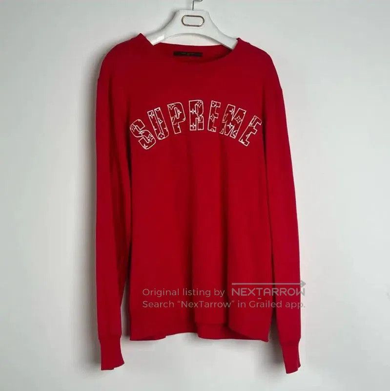 Louis Vuitton Louis Vuitton Red Long Sleeve Sweatshirt for Men . Size US L / EU 52-54 / 3 - 1 Thumbnail