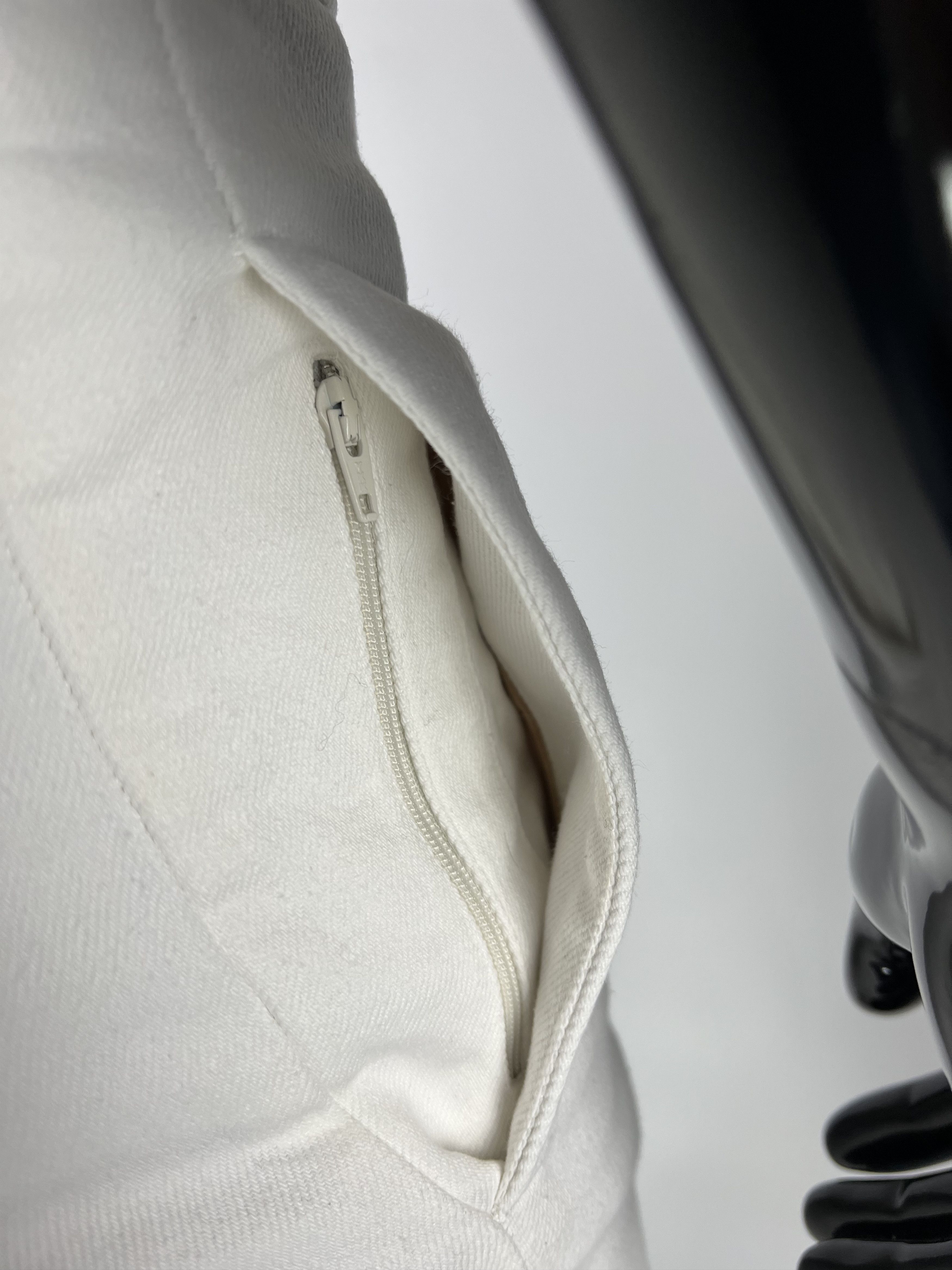Neil Barrett Neil Barrett Men's White Skinny Fit Cropped Pants Size 50 Size US 32 / EU 48 - 5 Thumbnail