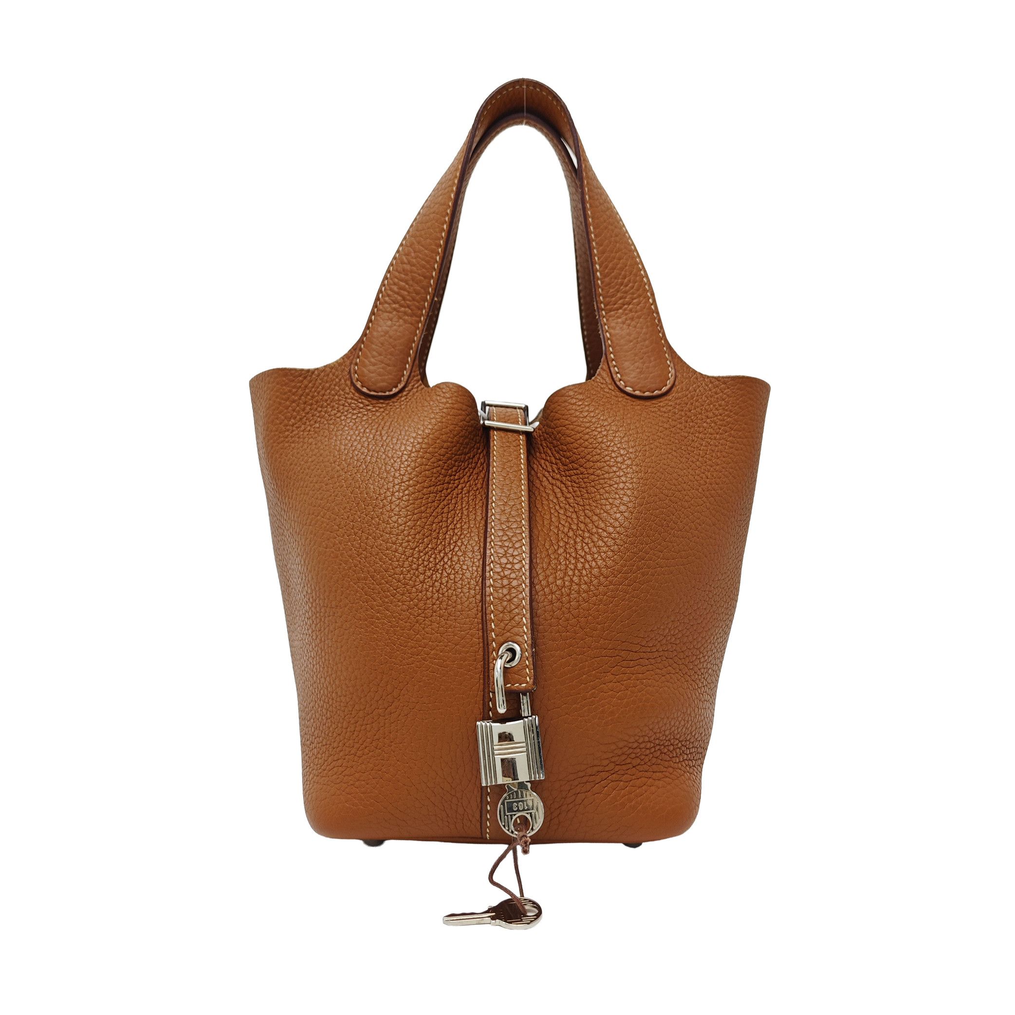 Hermes HERMÈS Clemence Leather Picotin Lock 18 Bag Size ONE SIZE - 1 Thumbnail