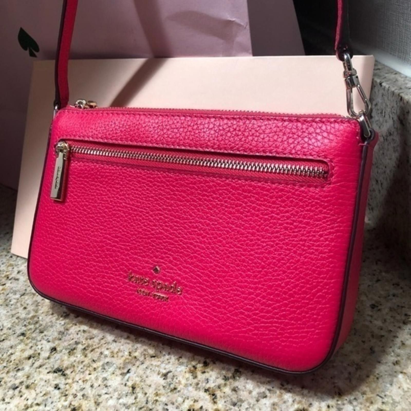 Kate Spade Kate Spade Pink Leather Multi Purpose Convertible Bag Size ONE SIZE - 4 Thumbnail