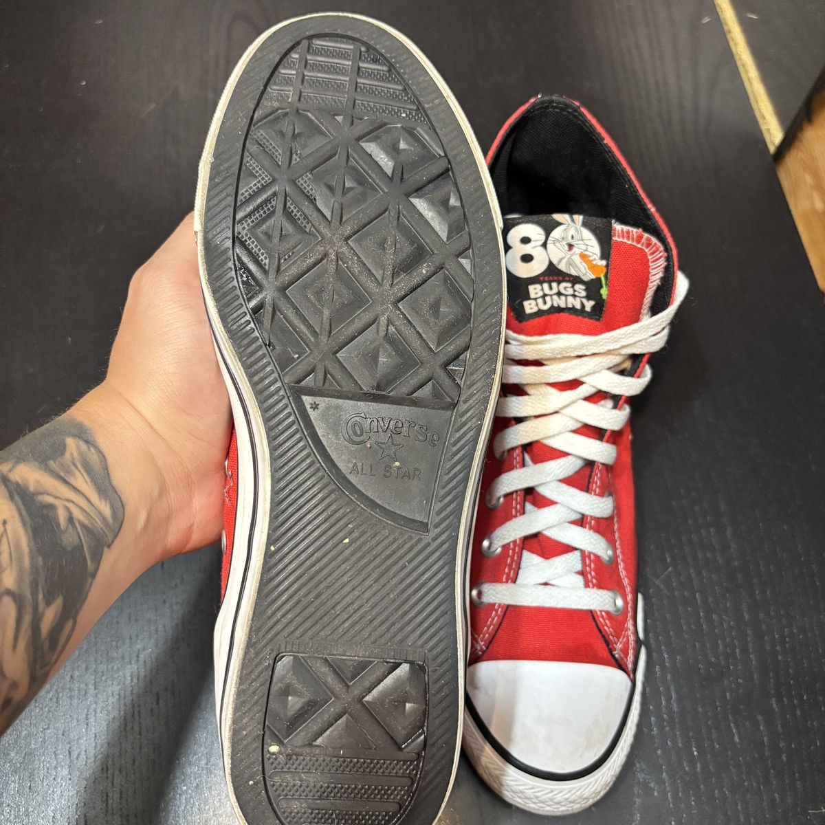 Converse Red converse Looney tunes X Chuck Taylor all star Size US 9.5 / EU 42-43 - 10 Thumbnail