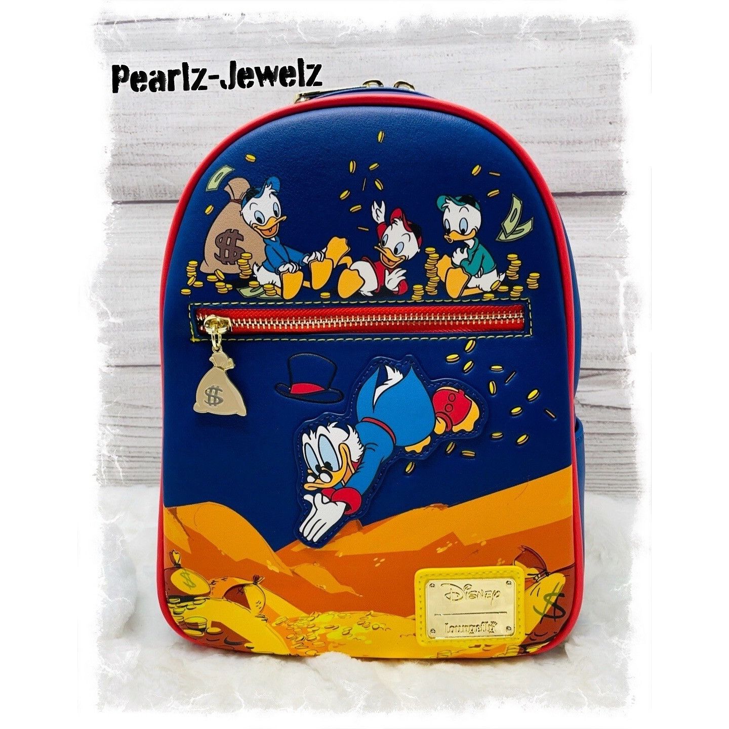Disney Loungefly Disney DuckTales Scrooge Diving into Gold Coins Ba Size ONE SIZE - 1 Thumbnail