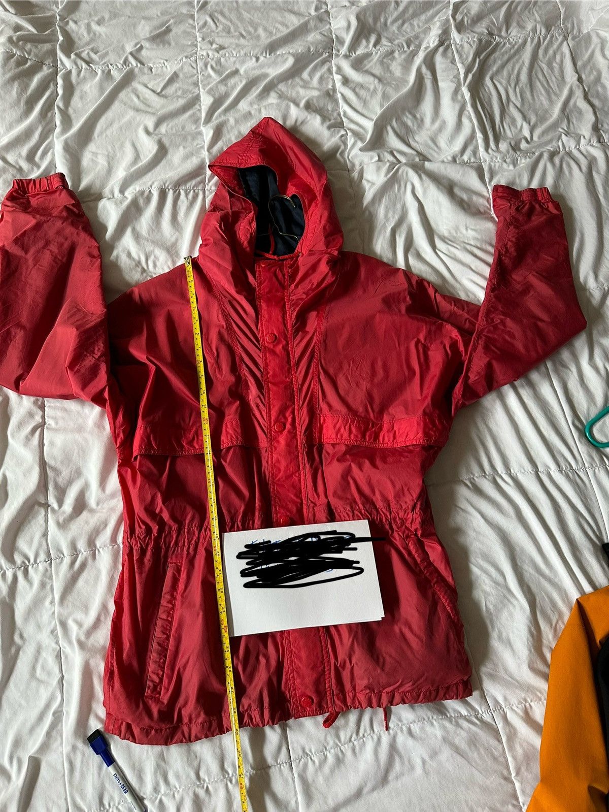 image of Helly Hansen x Vintage Helly Hanson Rain Jacket Af in Red, Men's (Size Small)