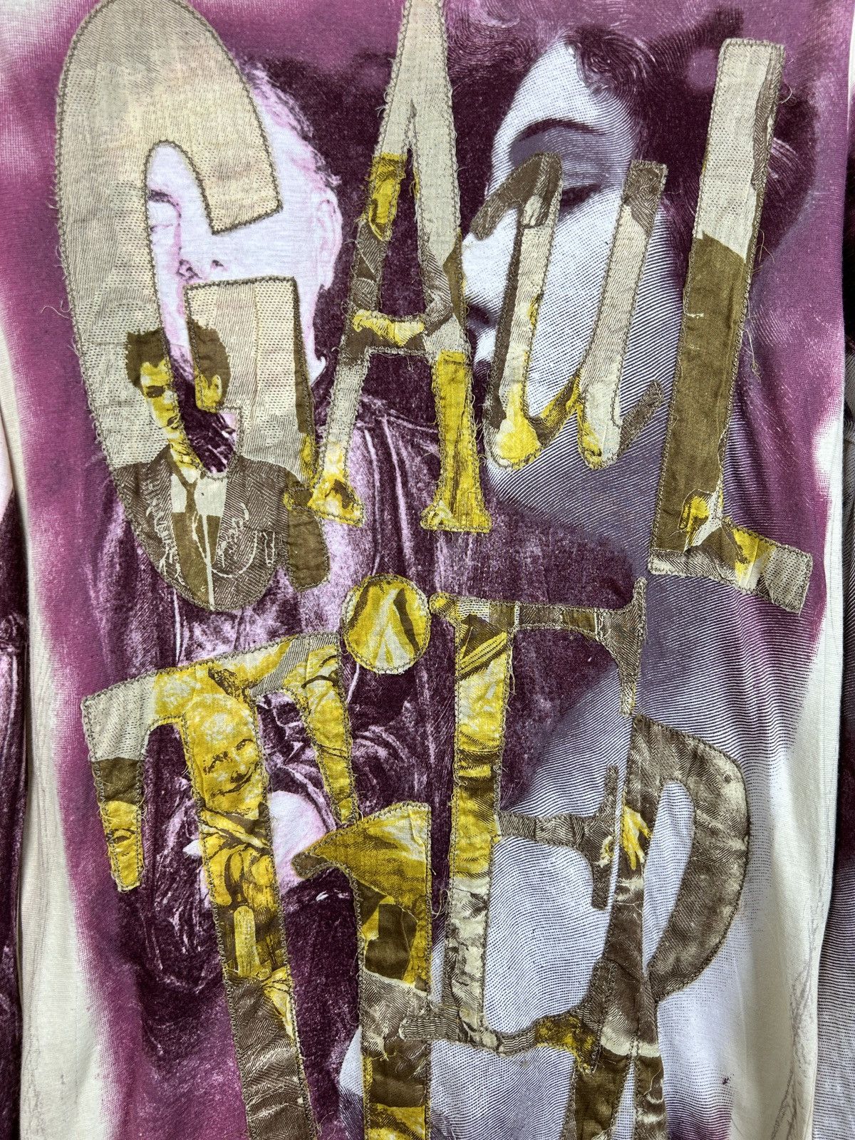 Jean Paul Gaultier Vintage Jean Paul Gaultier Mesh Face Portrait Long Sleeve Size XL / US 12-14 / IT 48-50 - 2 Thumbnail