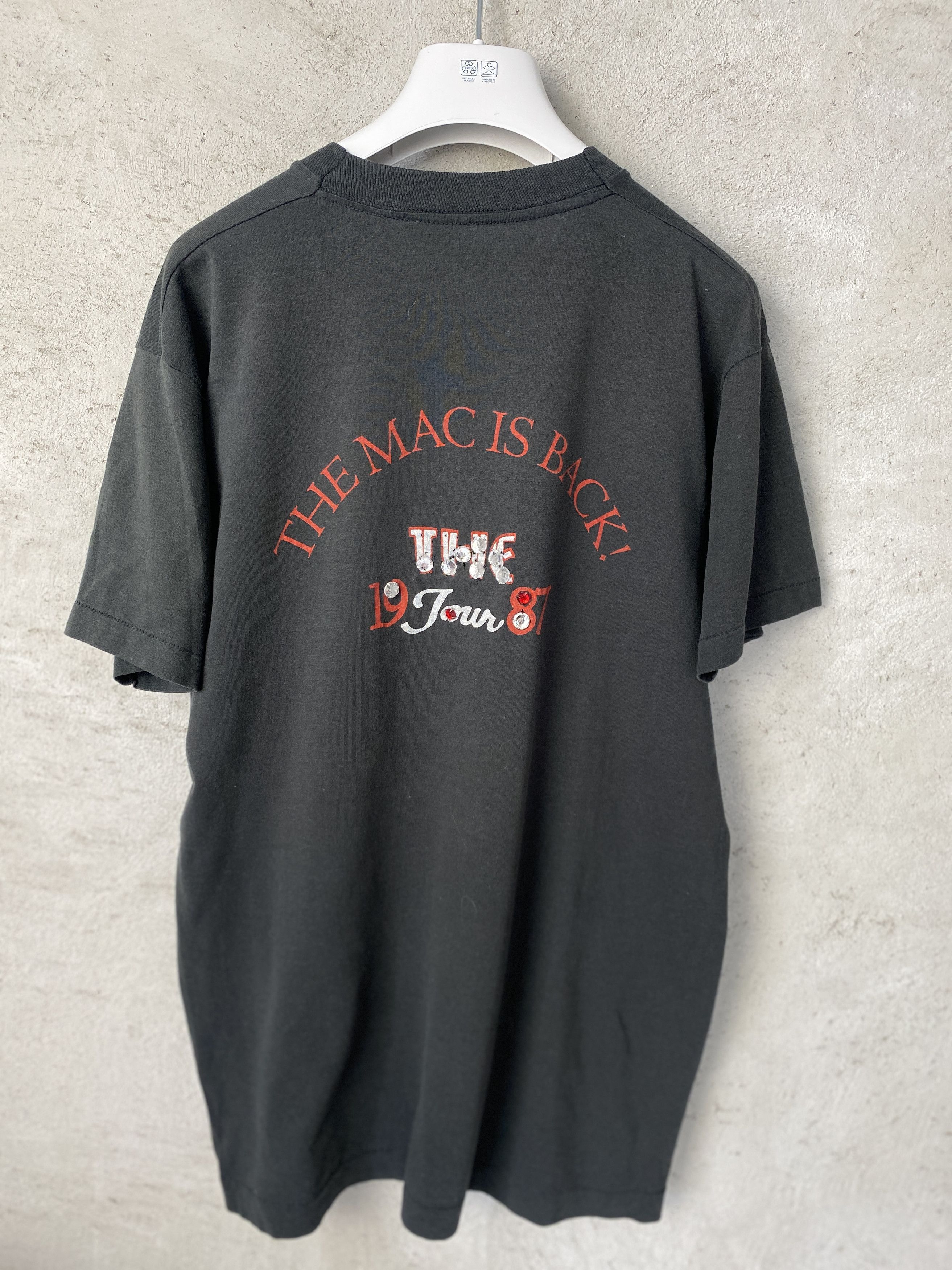 Vintage Vintage 1987 Fleetwood Mac rhinestones t-shirt single stitch Size US S / EU 44-46 / 1 - 6 Thumbnail