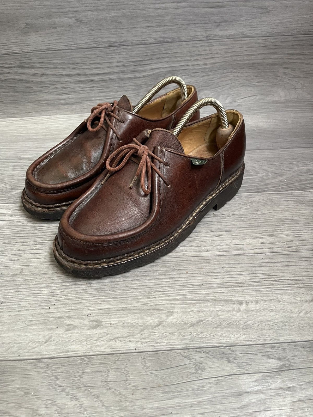 Paraboot Paraboot michael brown leather derby shoes Size US 6 / EU 39 - 1 Thumbnail