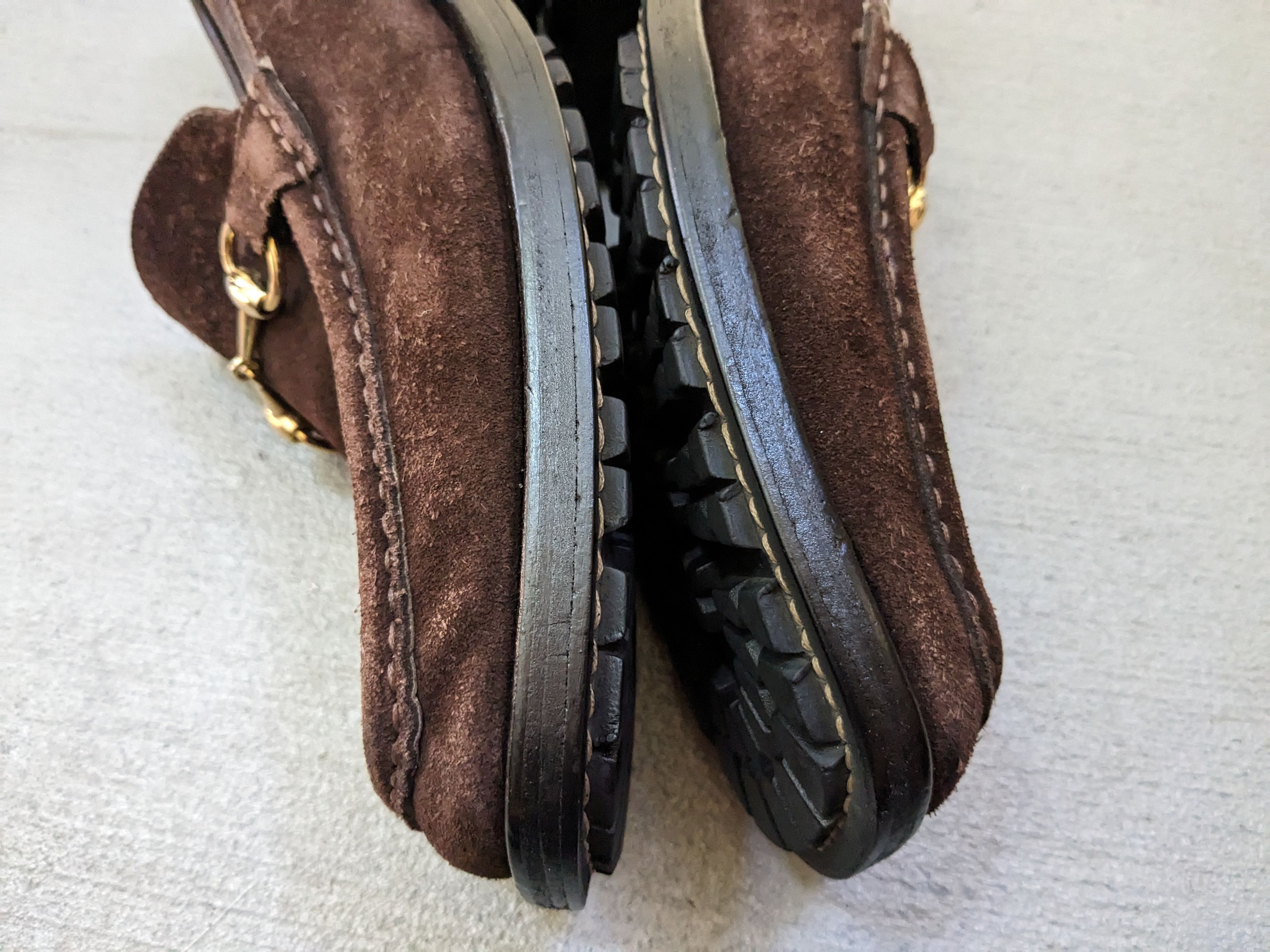 Gucci Gucci Horsebit Loafers Brown Suede Leather 9 Italy Slip On Size US 9 / EU 42 - 8 Thumbnail