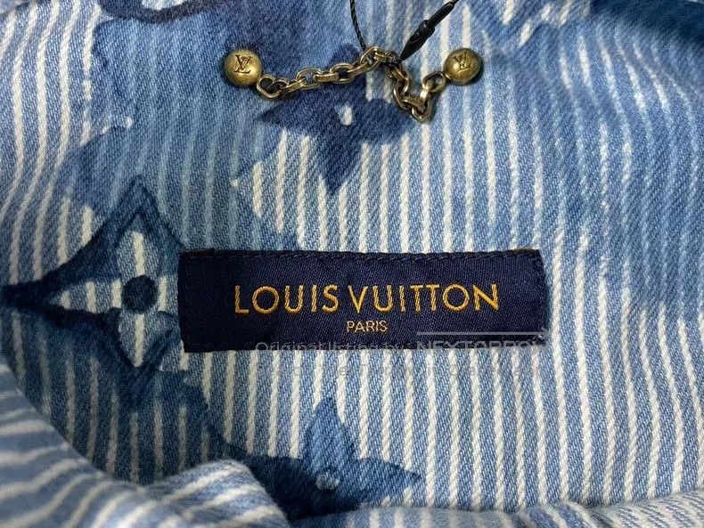 Louis Vuitton Louis Vuitton Denim Jacket Shirt. Size US XL / EU 56 / 4 - 3 Thumbnail