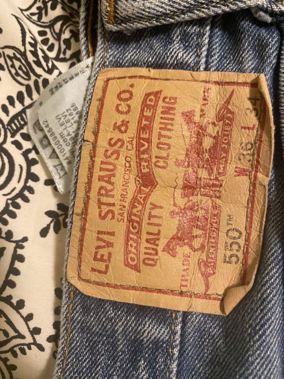 Levi's Levis Relaxed Fit Jeans Size US 36 / EU 52 - 5 Thumbnail