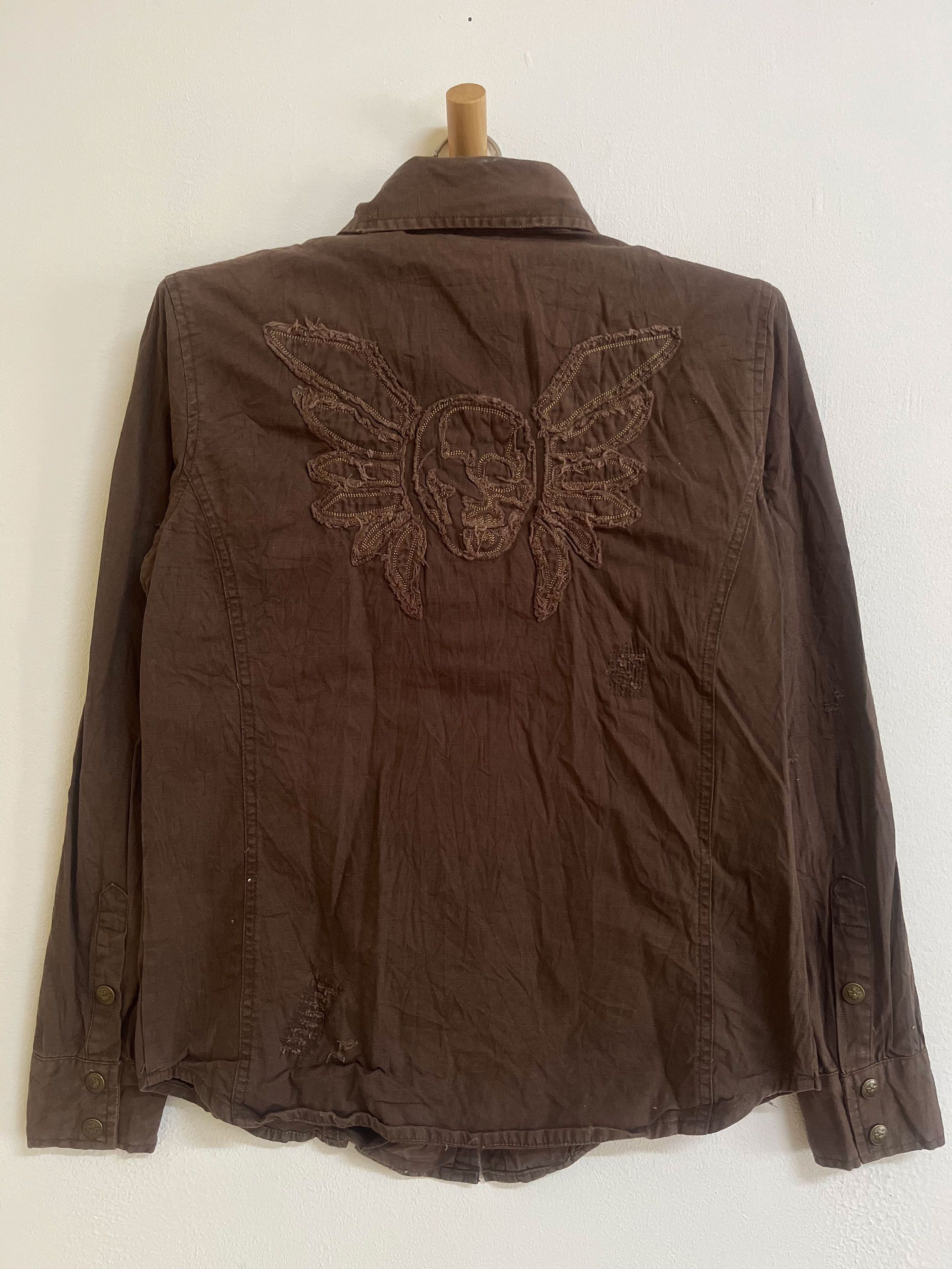 In The Attic IN THE ATTIC Studs Zipper Western Long Sleeve Size US M / EU 48-50 / 2 - 4 Thumbnail