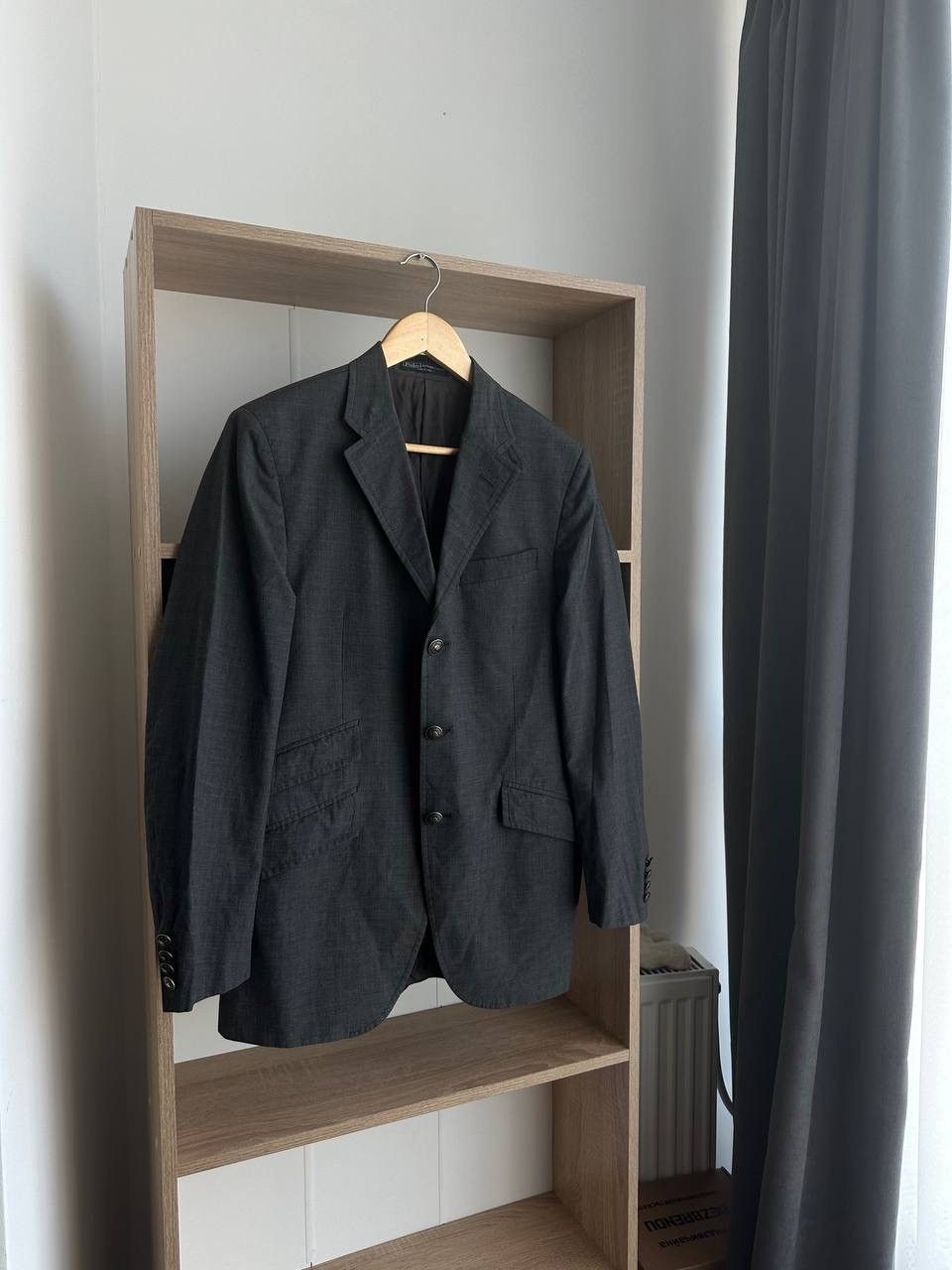Polo Ralph Lauren × Vintage Vintage Polo Ralph Lauren Gray PRL Blazer Jacket Size 42R - 1 Thumbnail