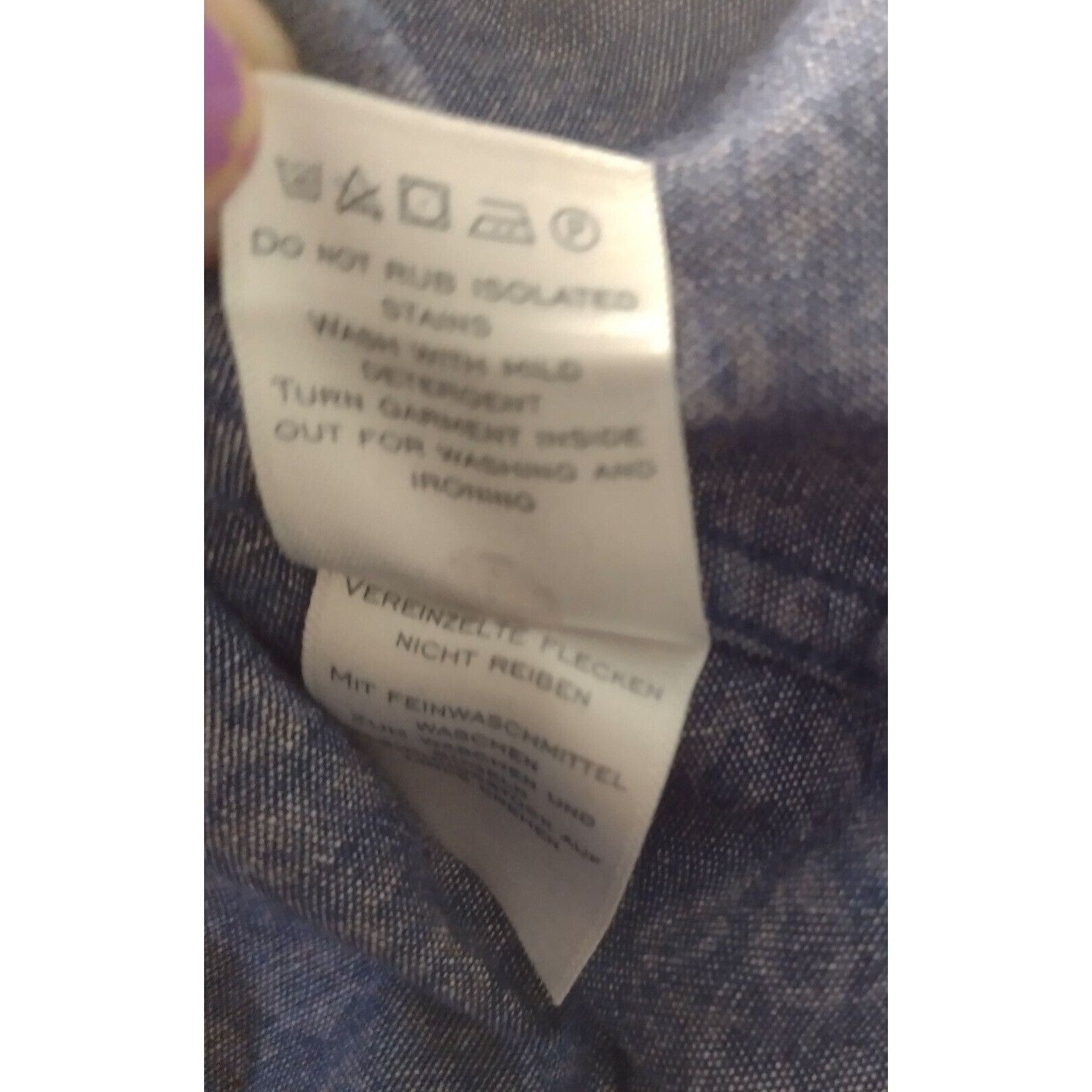 Charles Tyrwhitt Charles Trywhitt Slim Fit Button Shirt Size L Leaf Print Blu Size US L / EU 52-54 / 3 - 7 Thumbnail