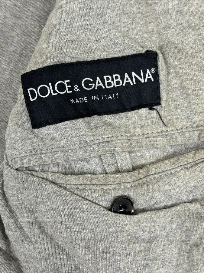 Dolce & Gabbana AW2003 Dolce & Gabbana Layered Leather & Faded Denim Jacket Size US M / EU 48-50 / 2 - 13 Thumbnail