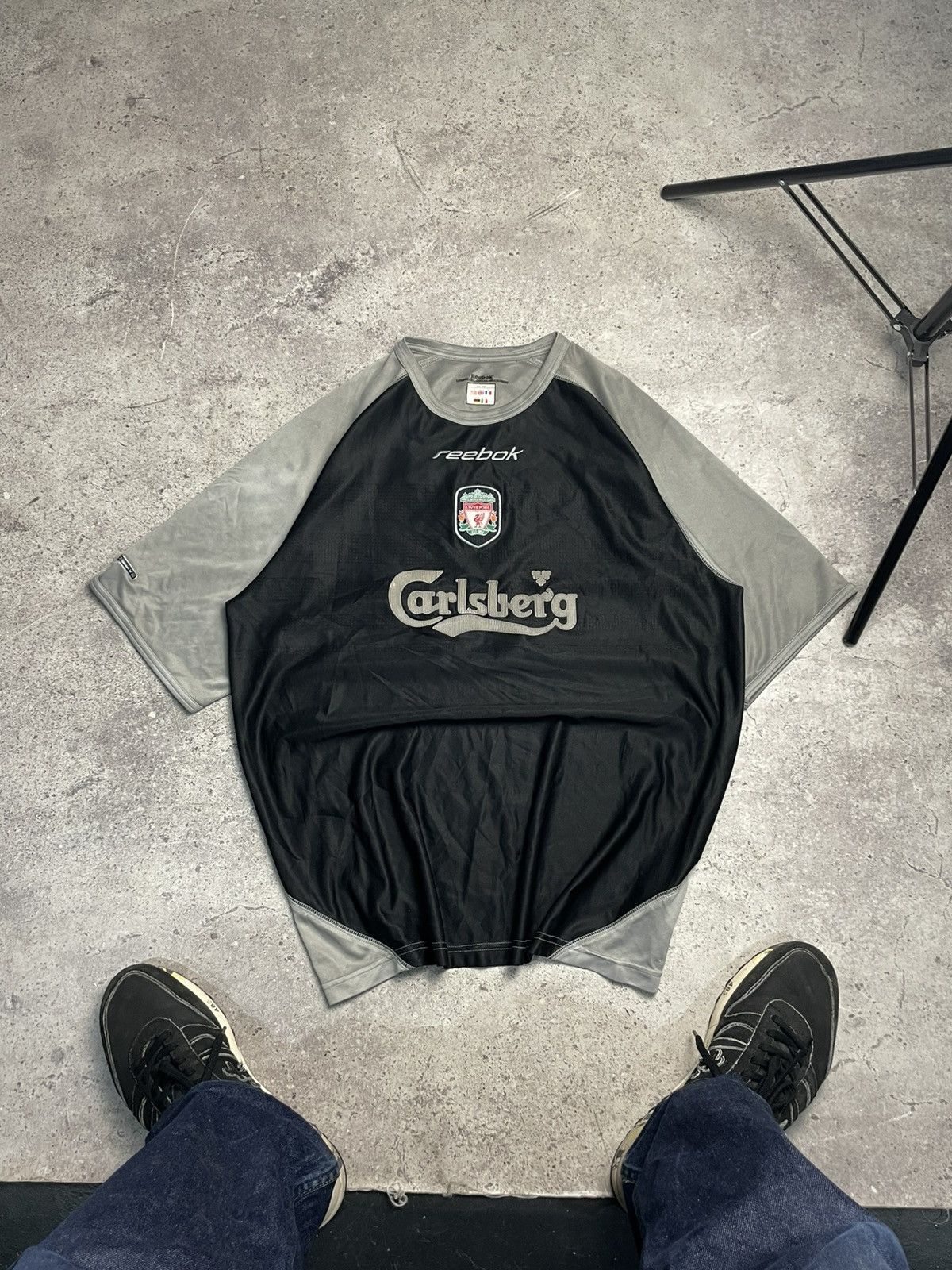 Reebok 2000s Reebok Liverpool Vintage Soccer Jersey T-Shirt Tee Size US XL / EU 56 / 4 - 1 Thumbnail