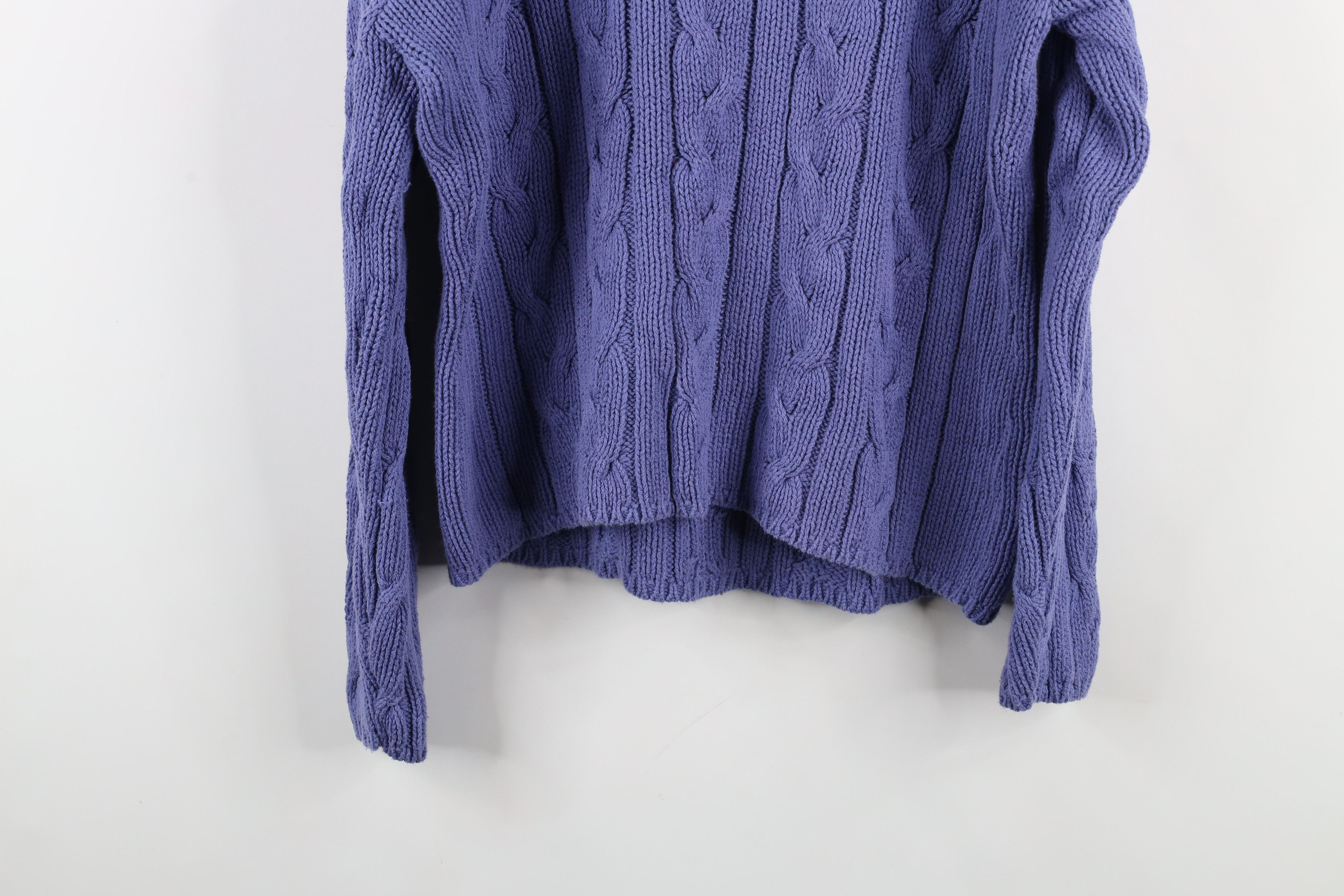 Vintage Vintage 90s Streetwear Cable Knit Fisherman Sweater USA Size XL / US 12-14 / IT 48-50 - 11 Thumbnail