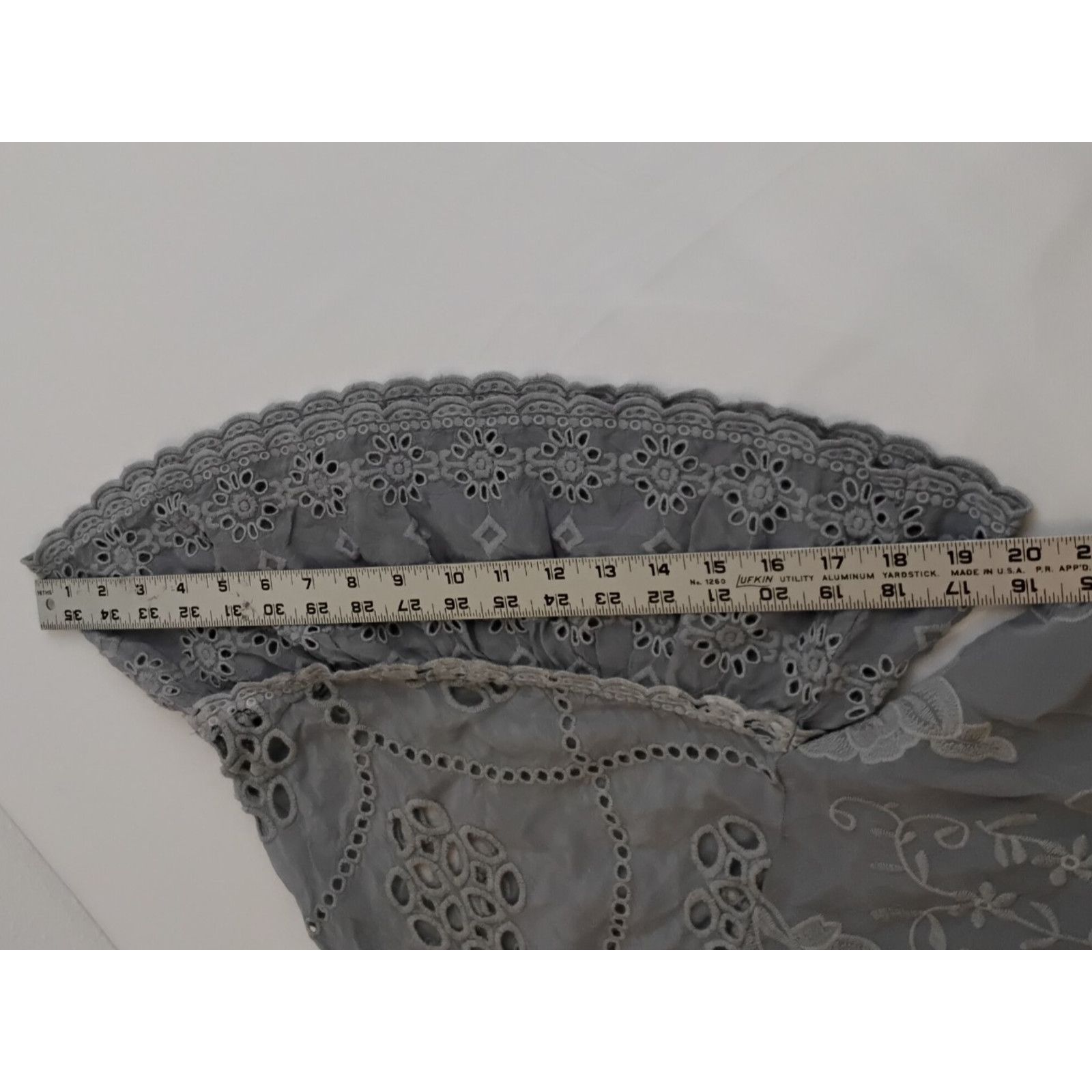 Johnny Was Johnny Was Embroidered Top Women's S Light Blue Gray Eyelets Size S / US 4 / IT 40 - 10 Thumbnail