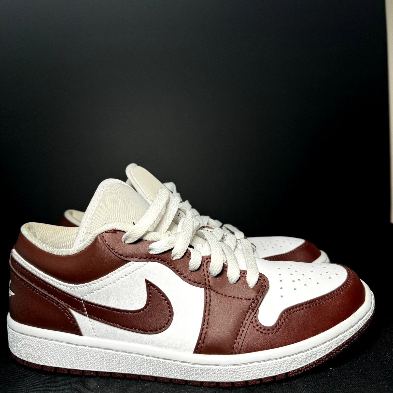 Jordan Brand × Nike Size 9 - Nike Air Jordan 1 Low Bronze Eclipse Women's Shoes Size US 9 / IT 39 - 1 Thumbnail