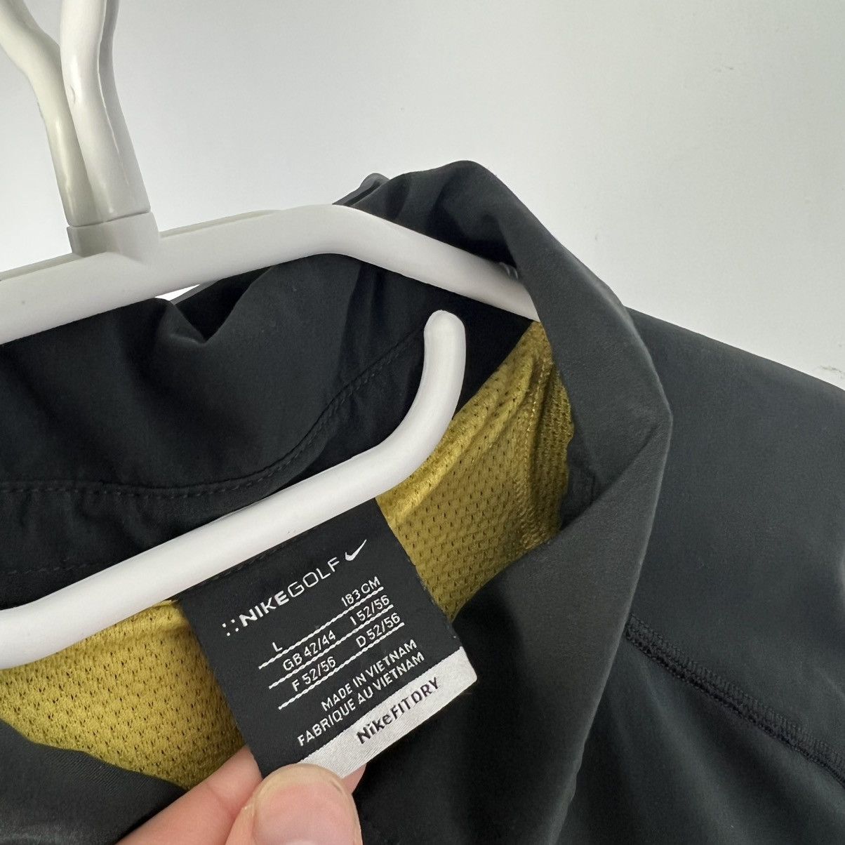 Nike Vintage Y2K Nike Nylon Light Swoosh Polo T-Shirt Size US L / EU 52-54 / 3 - 3 Thumbnail
